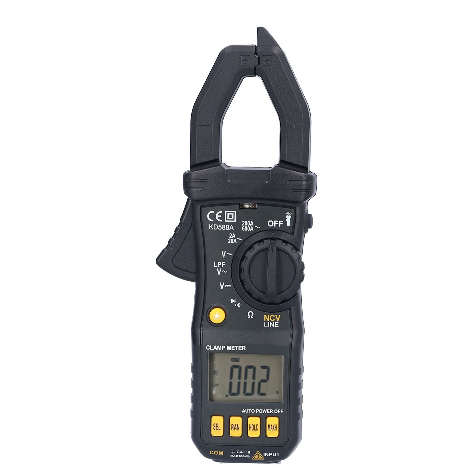 Multi Function Clamp Meter Portable Compact Data Reading Lock Non Contact Type view 5