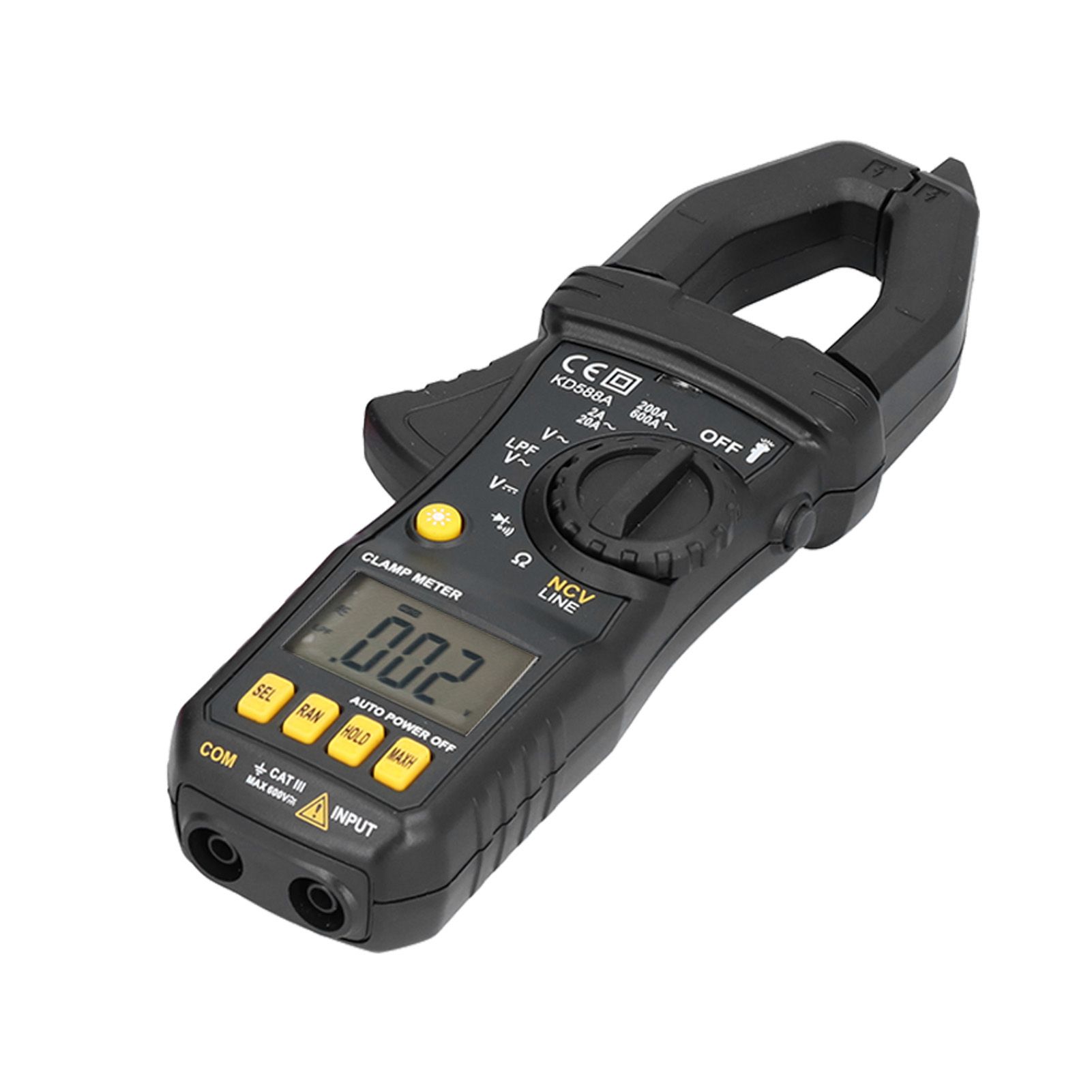 Multi Function Clamp Meter Portable Compact Data Reading Lock Non Contact Type view 6