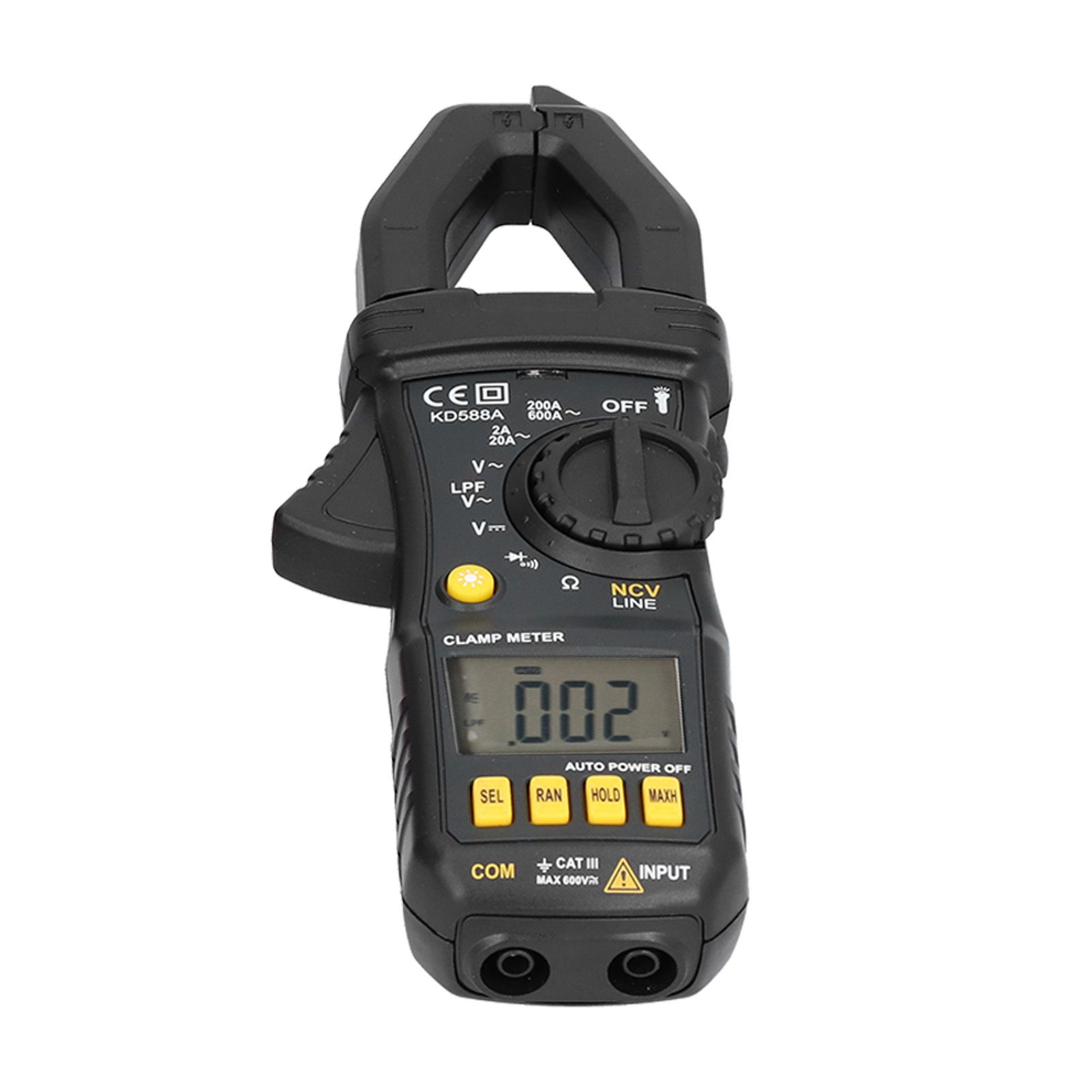 Multi Function Clamp Meter Portable Compact Data Reading Lock Non Contact Type view 7