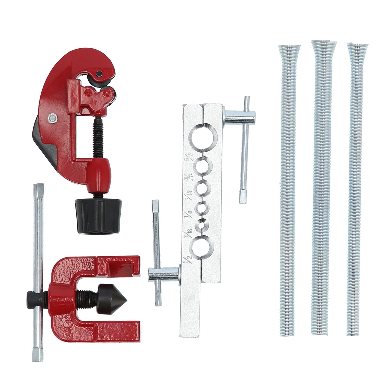 6PCS Flaring Tool Kit Tube Expander Spring Reamer Tube Cutter for Copper view 12