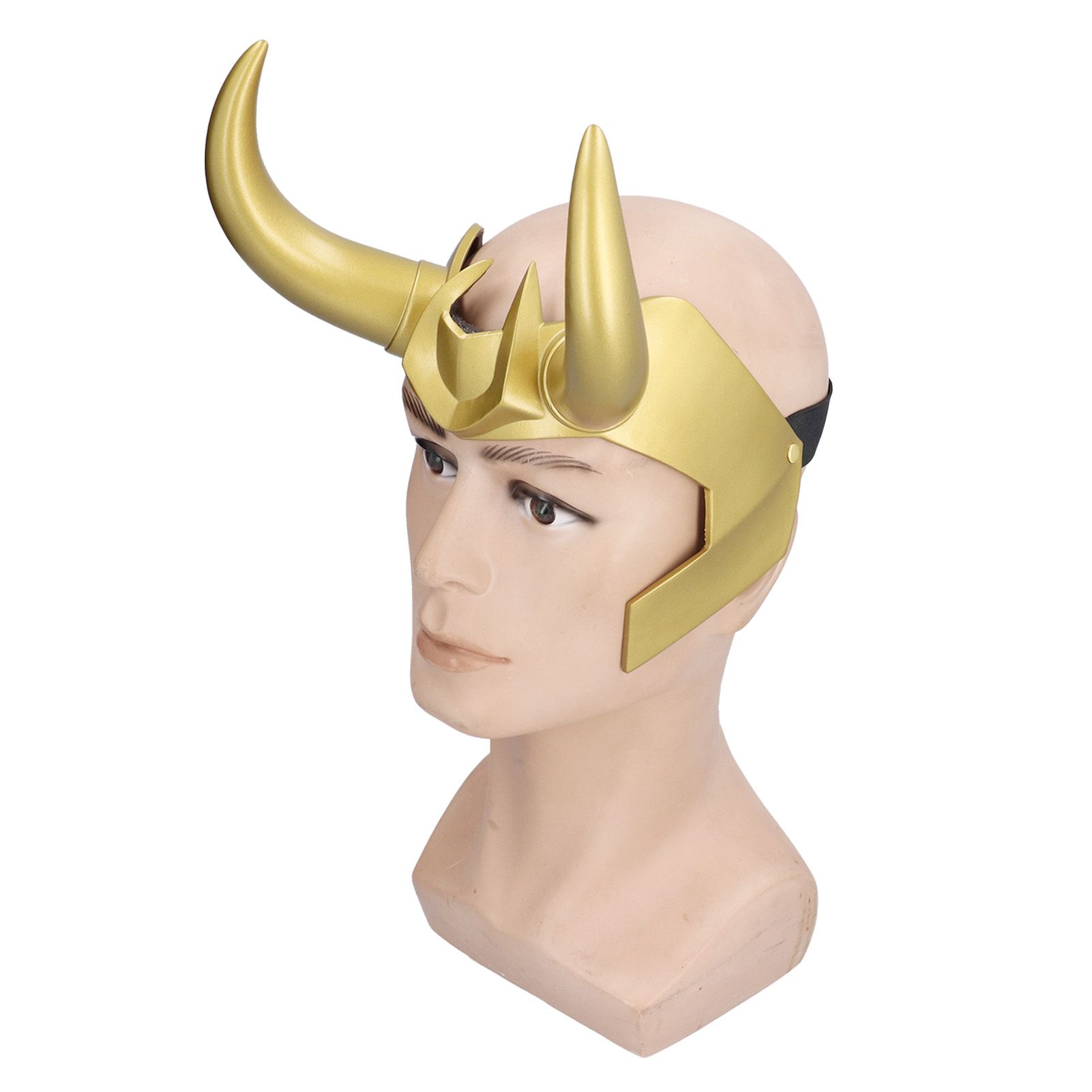 Cosplay Horn Headwear Headband Helmet Halloween Party PVC Costume Prop Gifts view 8