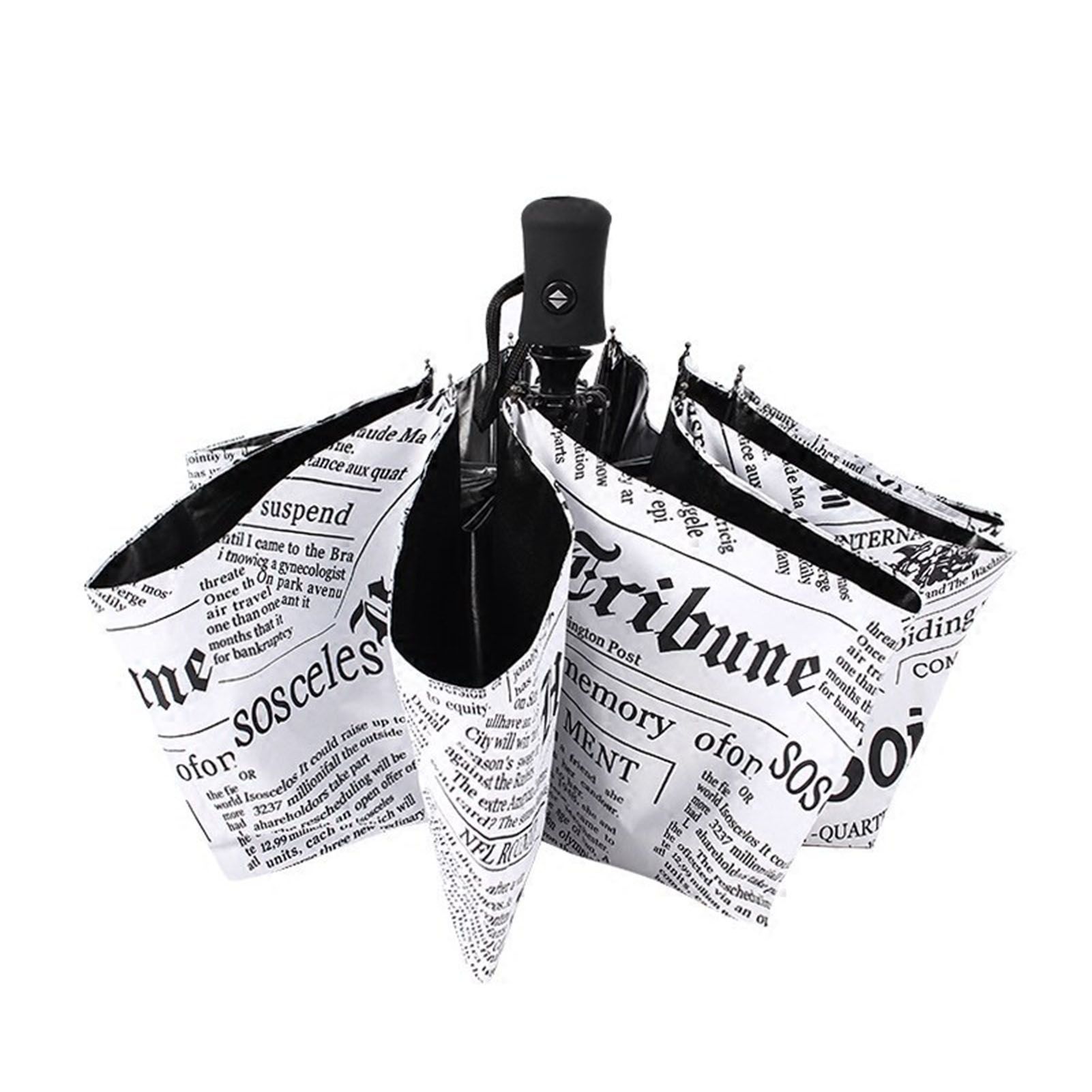 Automatic Folding Umbrella Unique Design Lightweight Sun Rain Umbrella for view 3