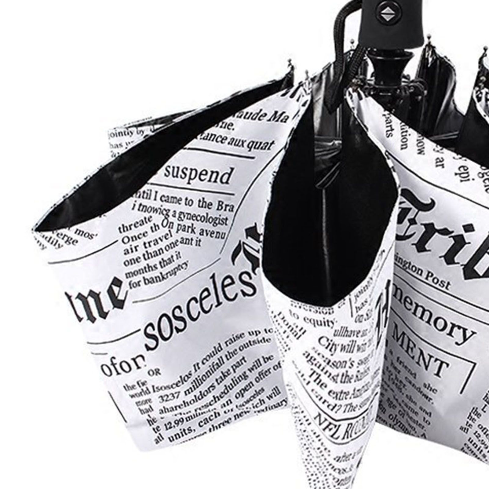 Automatic Folding Umbrella Unique Design Lightweight Sun Rain Umbrella for view 7