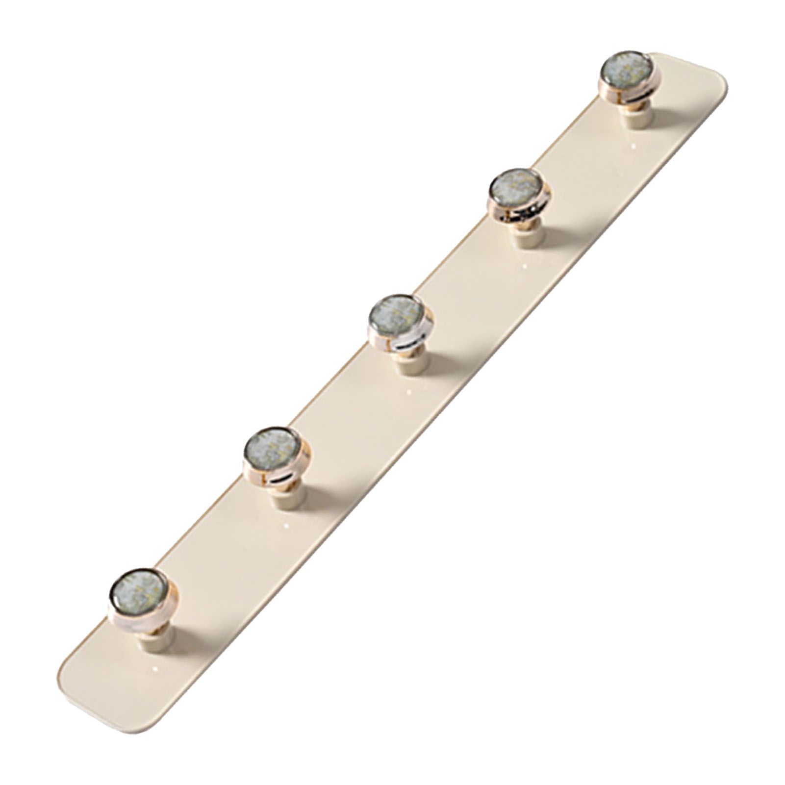 Wall Mounted Round Hook 5 Hooks Multifunction Self Adhesive Wall Hanging Rack