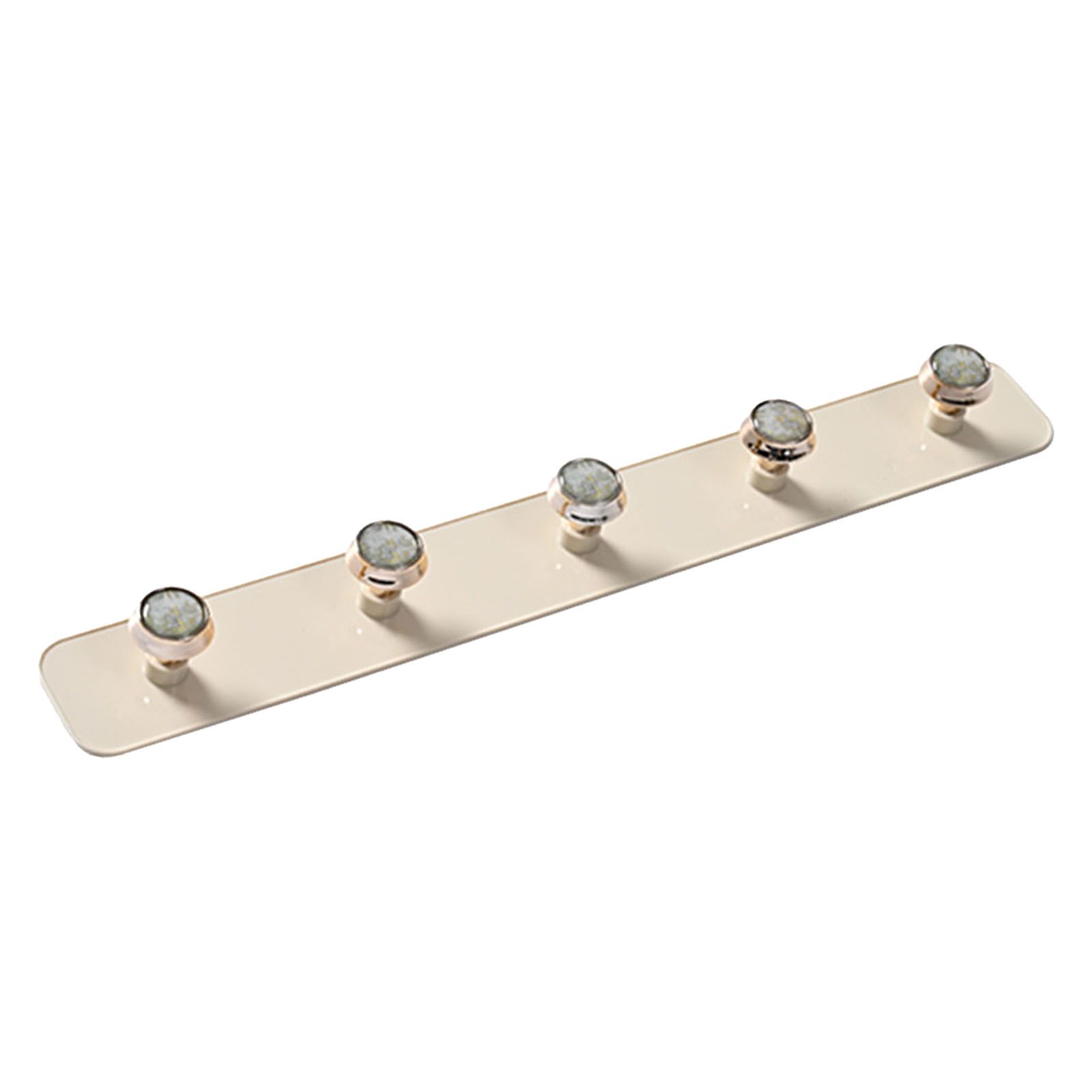 Wall Mounted Round Hook 5 Hooks Multifunction Self Adhesive Wall Hanging Rack view 4