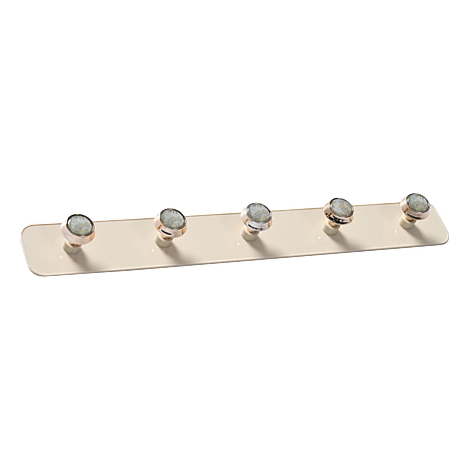Wall Mounted Round Hook 5 Hooks Multifunction Self Adhesive Wall Hanging Rack view 6