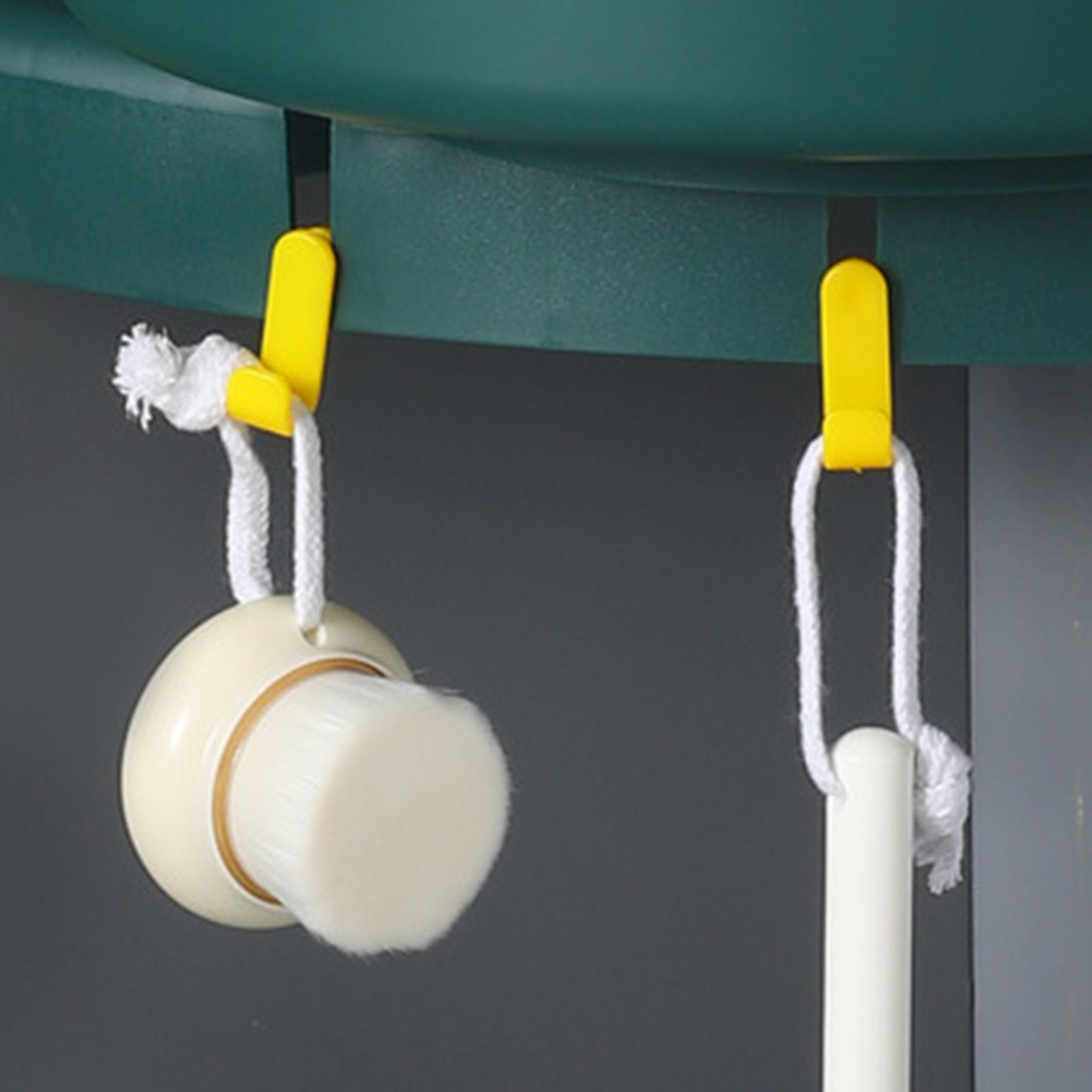 Rotate Corner Shower Caddy Wall Mount Punch Free Corner Floating Shelves for view 2