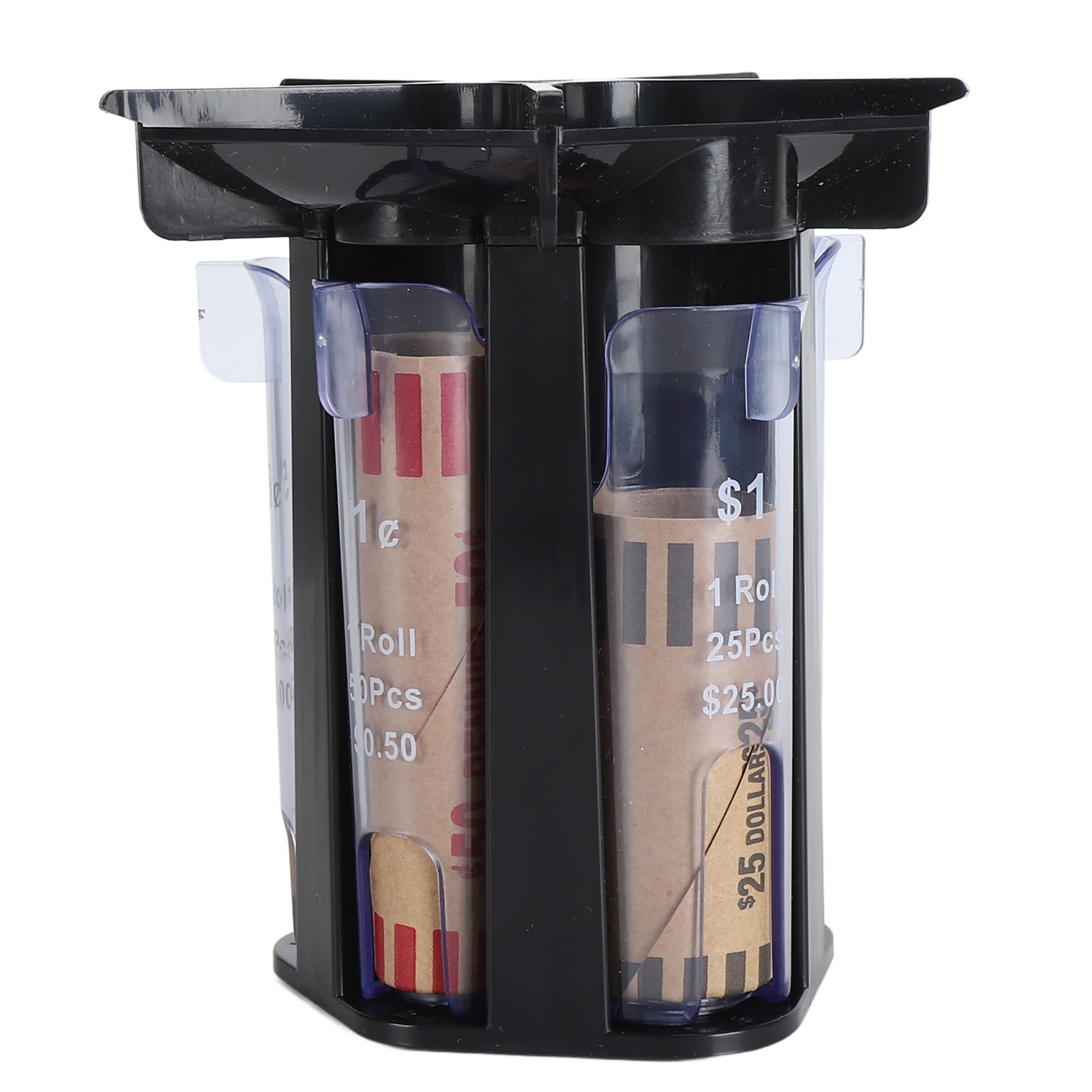 Coin Counter Coin Sorter Tube ABS 5 in 1 Coin Organizer Change Counter Holder view 3