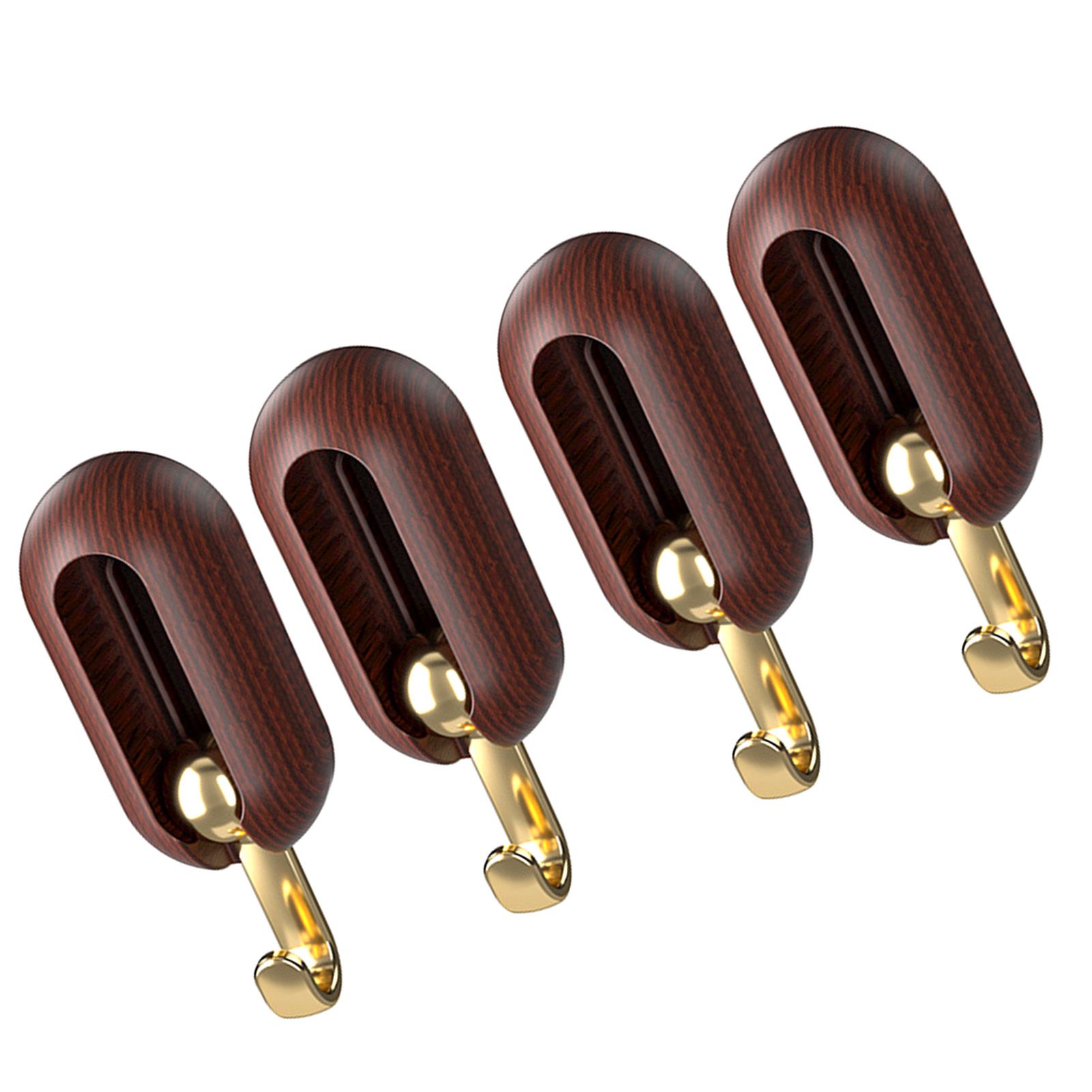 4 Pcs Adhesive Wall Hook 2KG Load Capacity Rotatable Foldable Wall Hanger for view 3