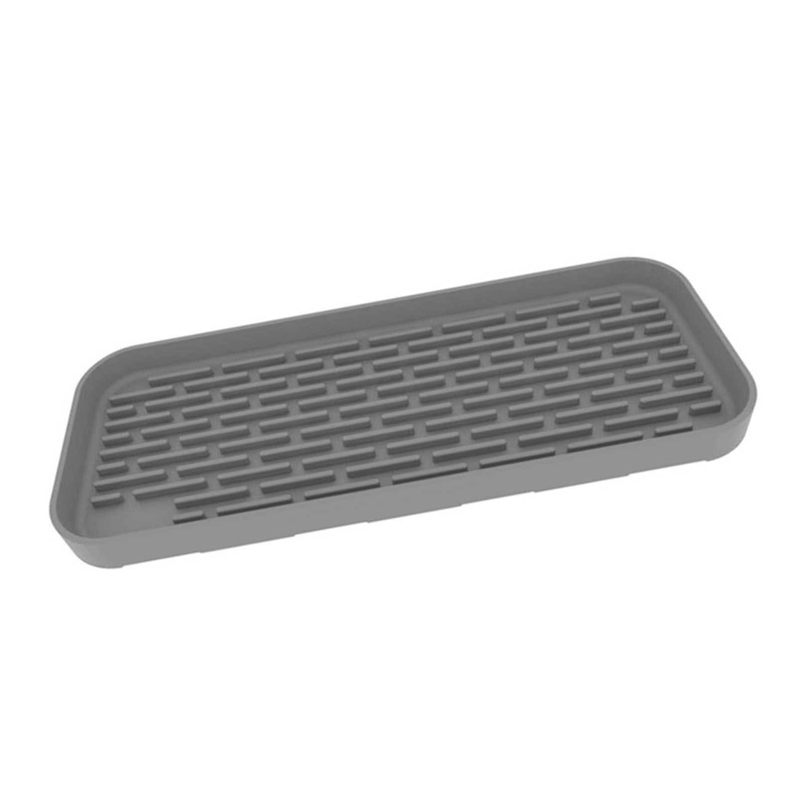 Dish Drying Mat for Kitchen Counter Silicone Anti Slip Sink Drainer Mat for