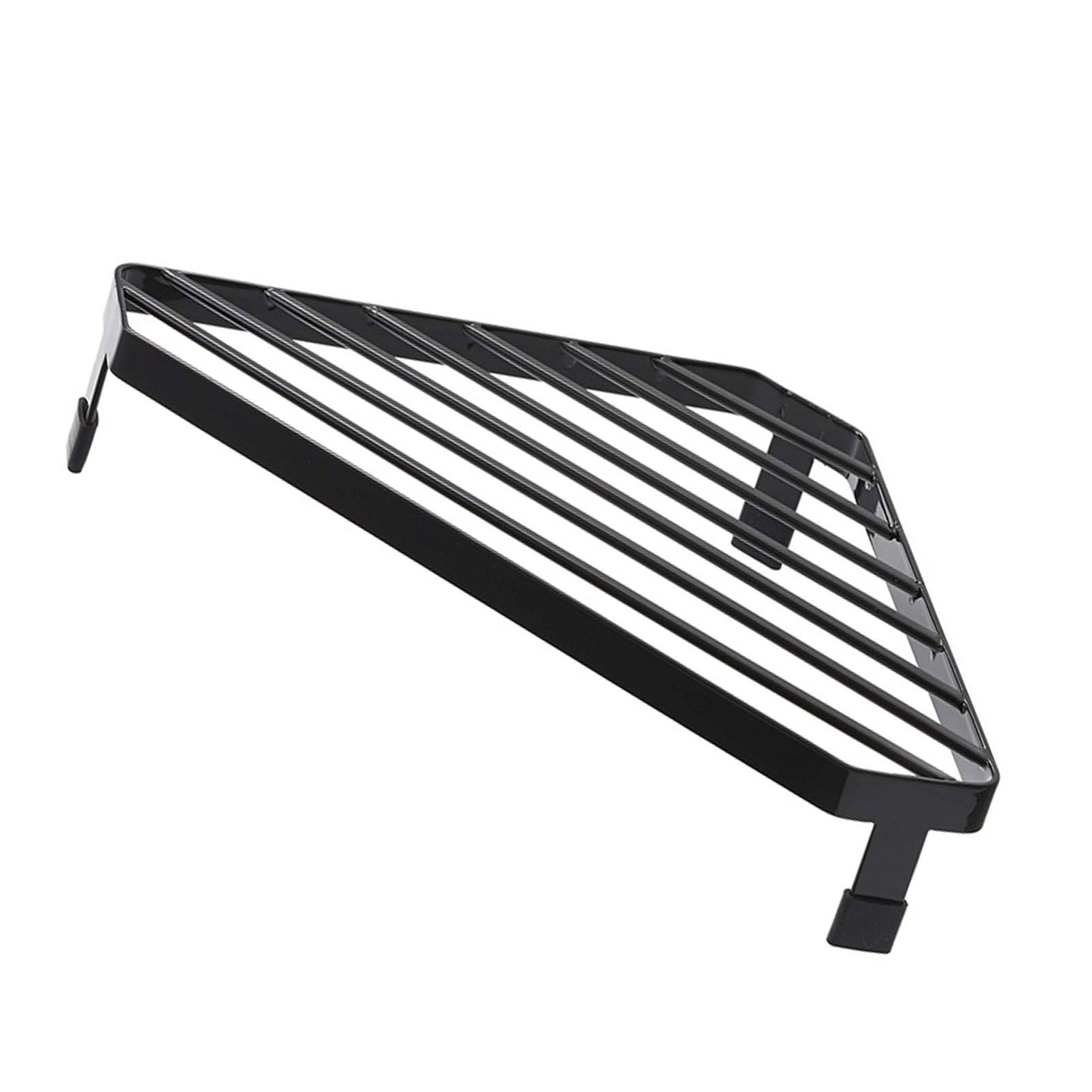 Triangular Counter Shelf Countertop Organizer Metal Iron Multifunction Corner view 4