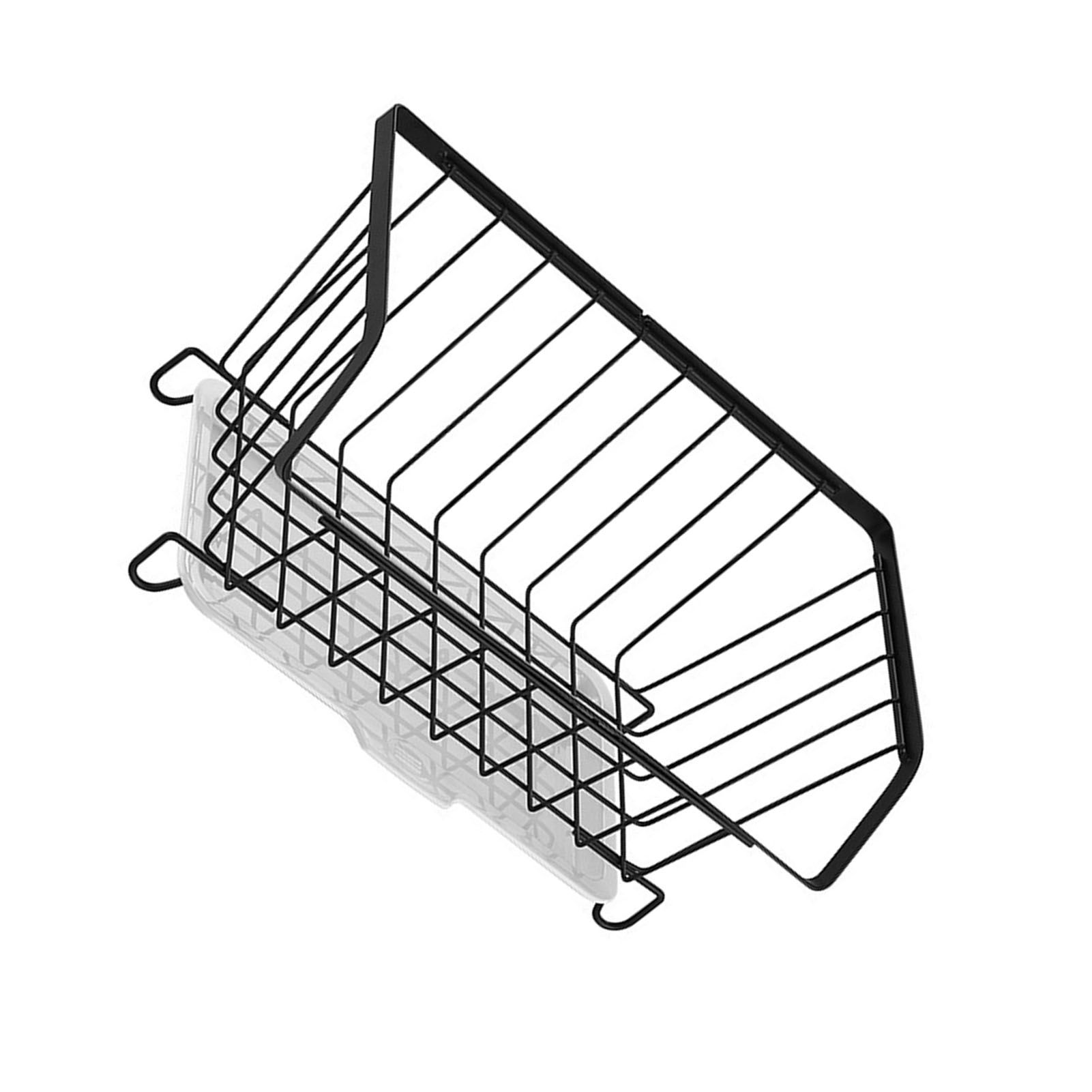 Kitchen Storage Basket Multifunctional Wall Mounted Punch Free Fruit and view 4