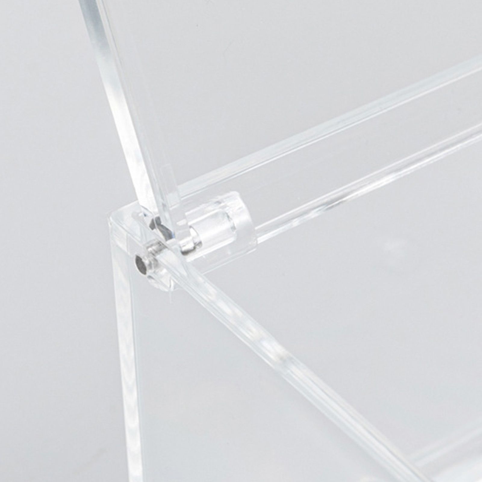Tissue Box Cover Transparent Rectangular Acrylic Napkin Box Holder for Living view 2