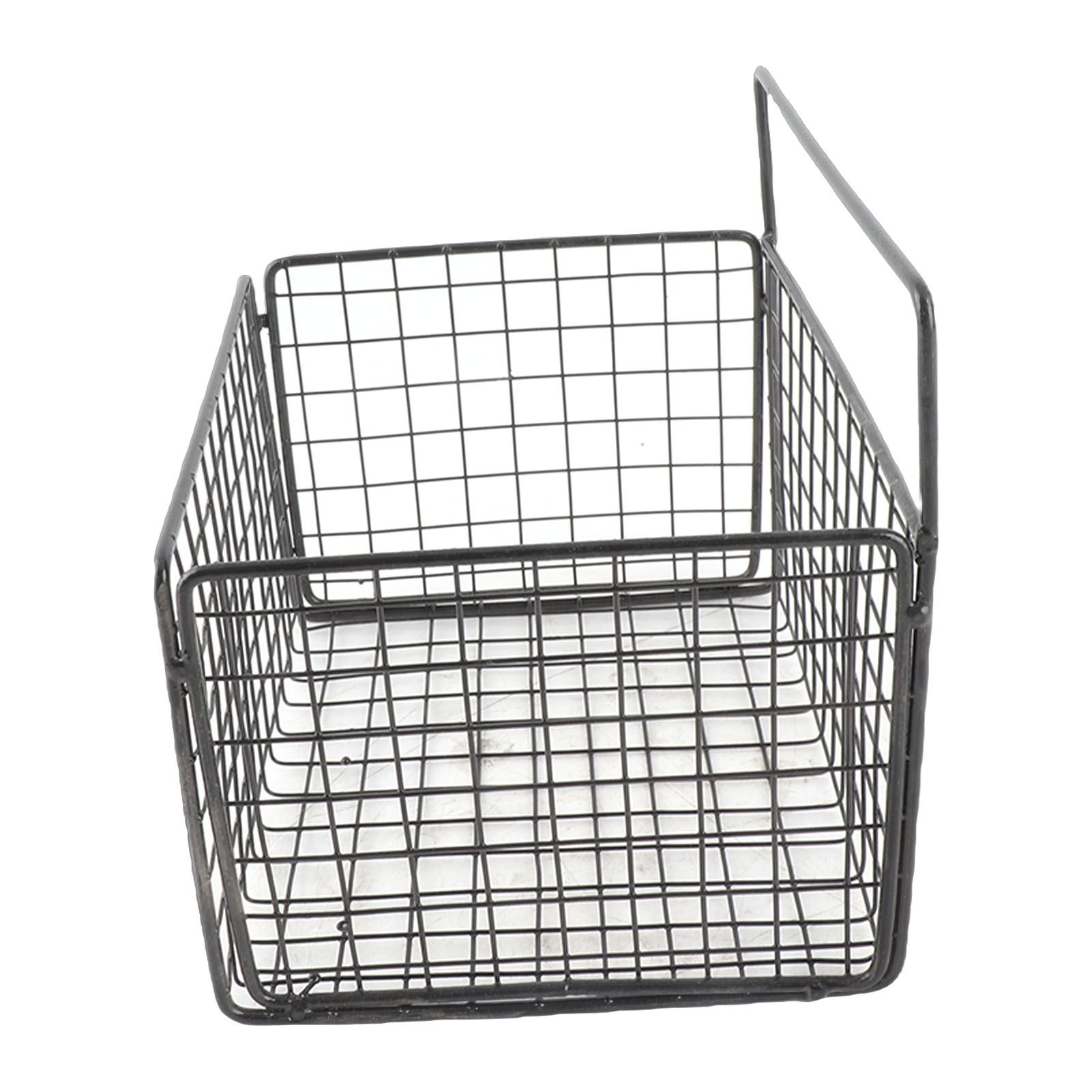 Kitchen Wall Basket Single Metal Large Capacity Space Saving Wall Mounted view 5
