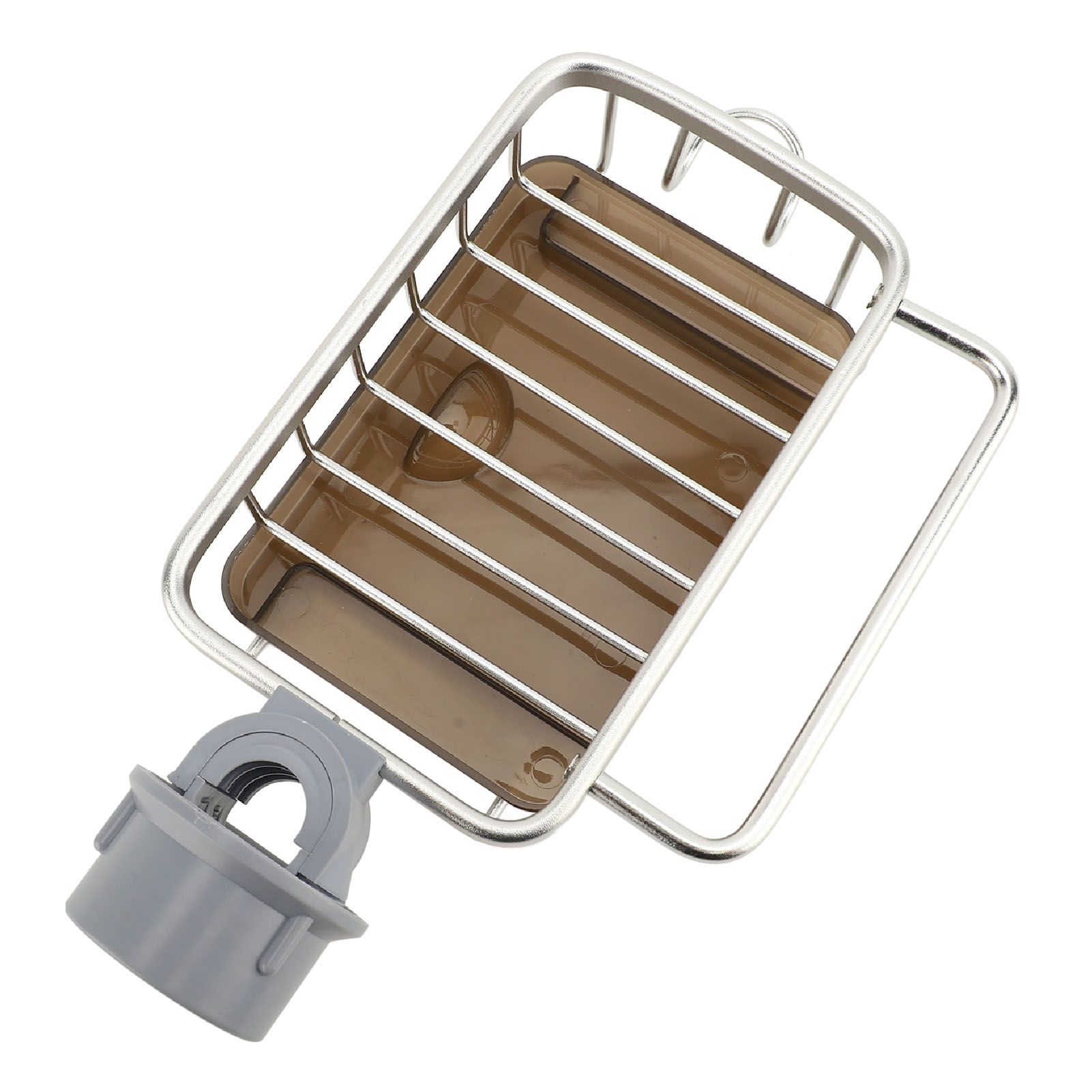 Faucet Sponge Holder Multifunctional Kitchen Sink Caddy Organizer Over Faucet view 6