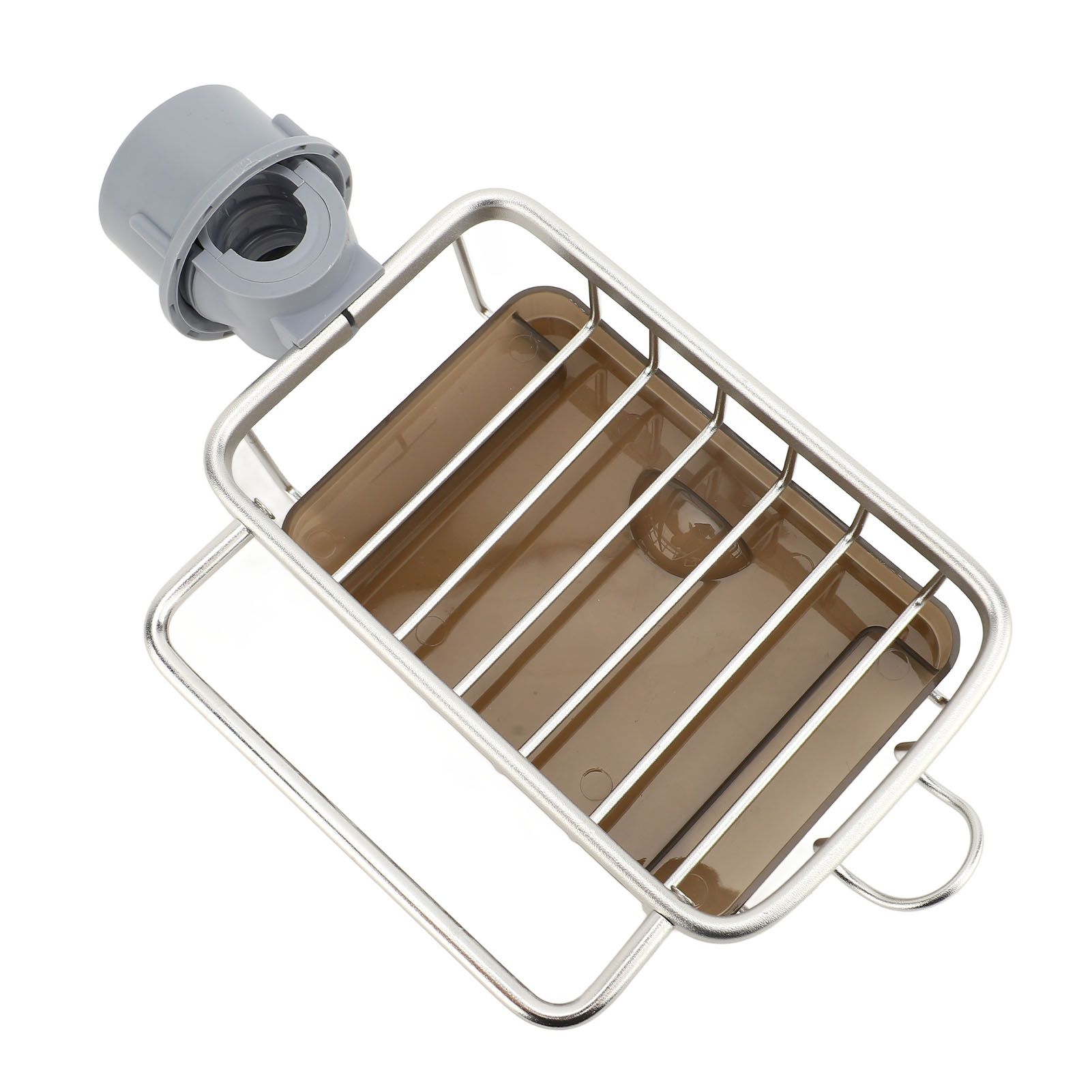 Faucet Sponge Holder Multifunctional Kitchen Sink Caddy Organizer Over Faucet view 11
