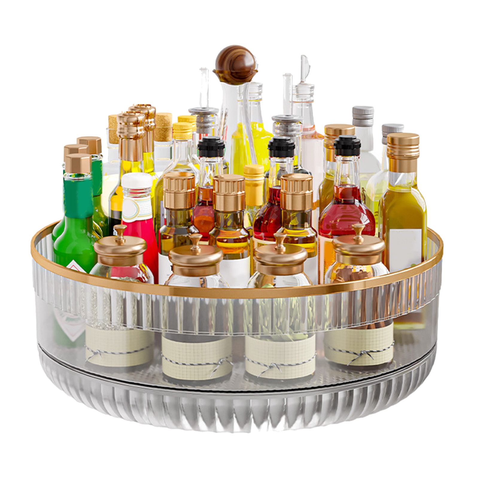 Rotating Spice Organizer Multifunctional Strong Load Bearing Large Capacity view 2
