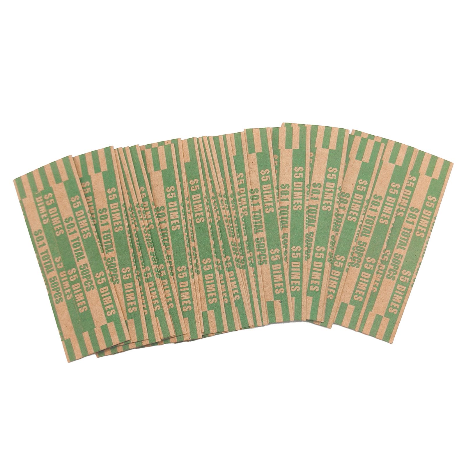 300pcs Coin Wrapper Anti Breakage Preformed Coin Paper Tube for Manual Filling view 8
