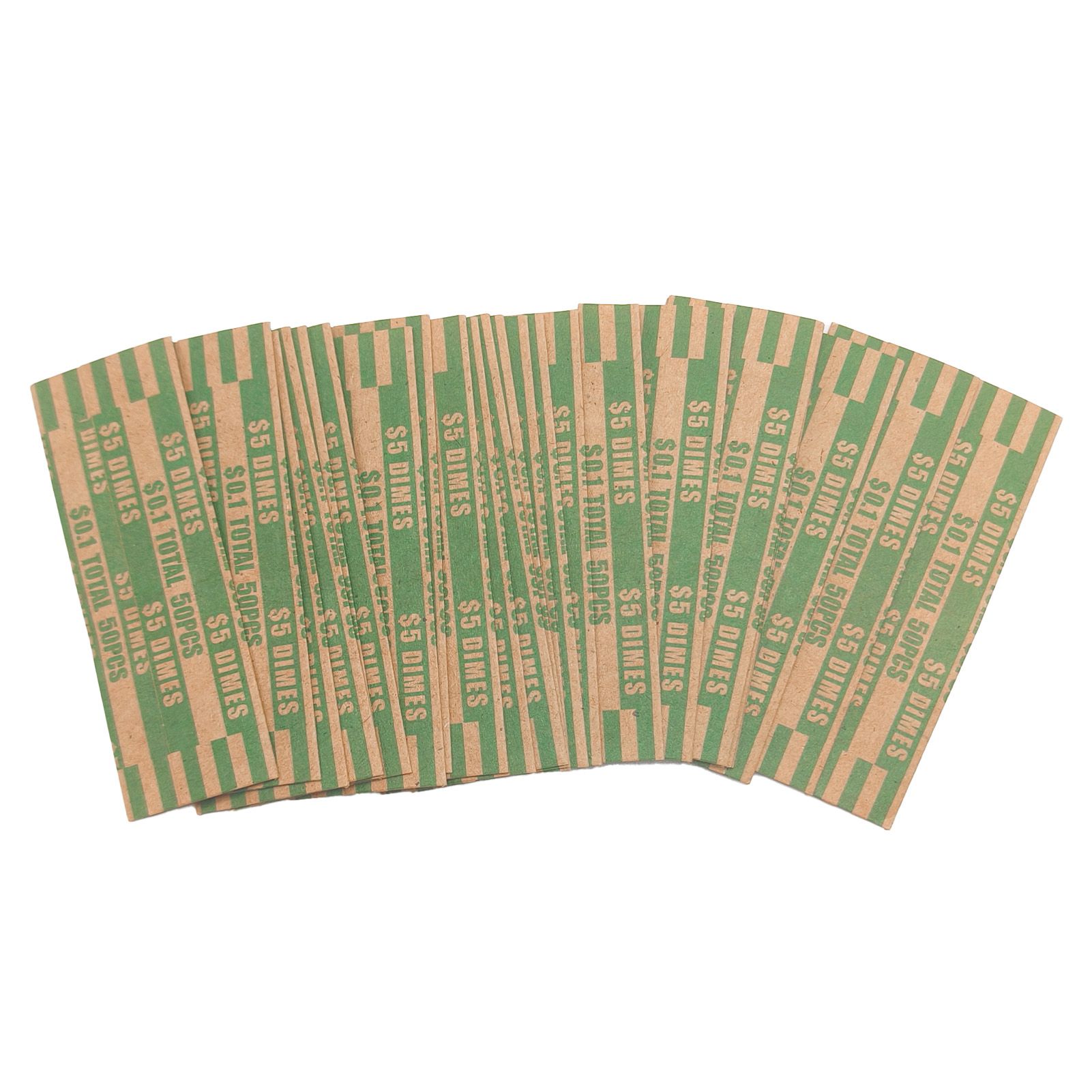 300pcs Coin Wrapper Anti Breakage Preformed Coin Paper Tube for Manual Filling view 10
