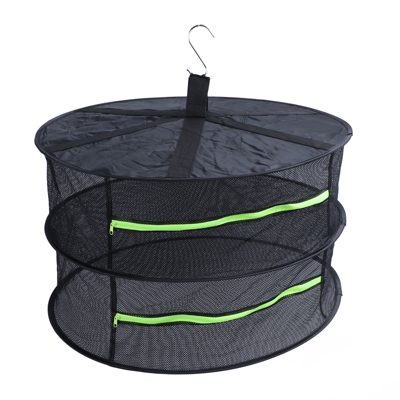 Herb Drying Rack with Zipper Opening Multi Layer Multipurpose Hanging Plant view 4