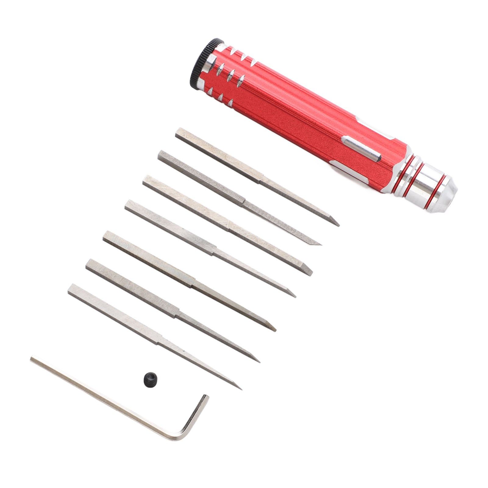 Model Scriber Tungsten Steel Resin Carved Scribe Line Cutting Tool with 7 view 12