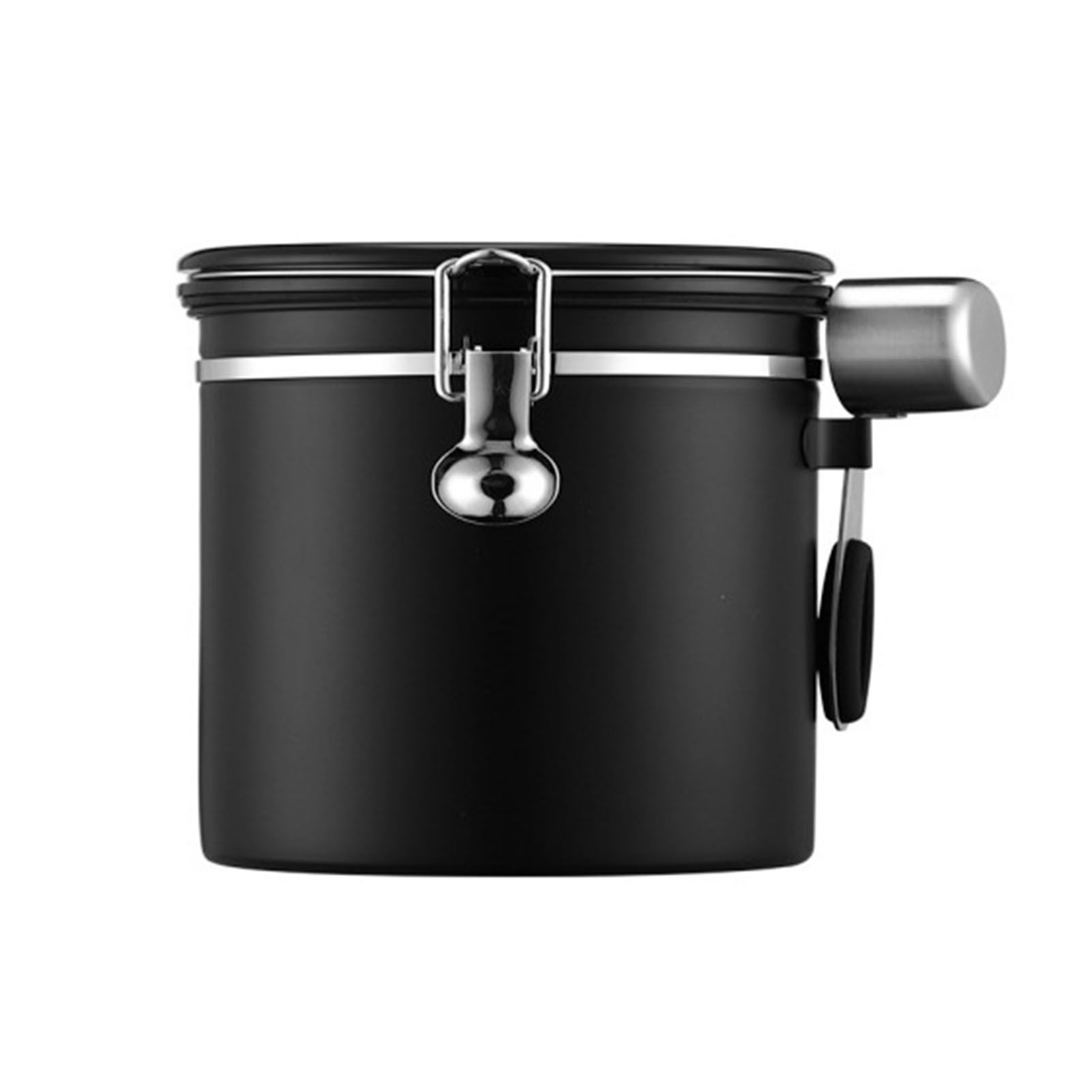 304 Stainless Steel Coffee Bean Canister Rust Resistance Kitchen Food Storage view 3