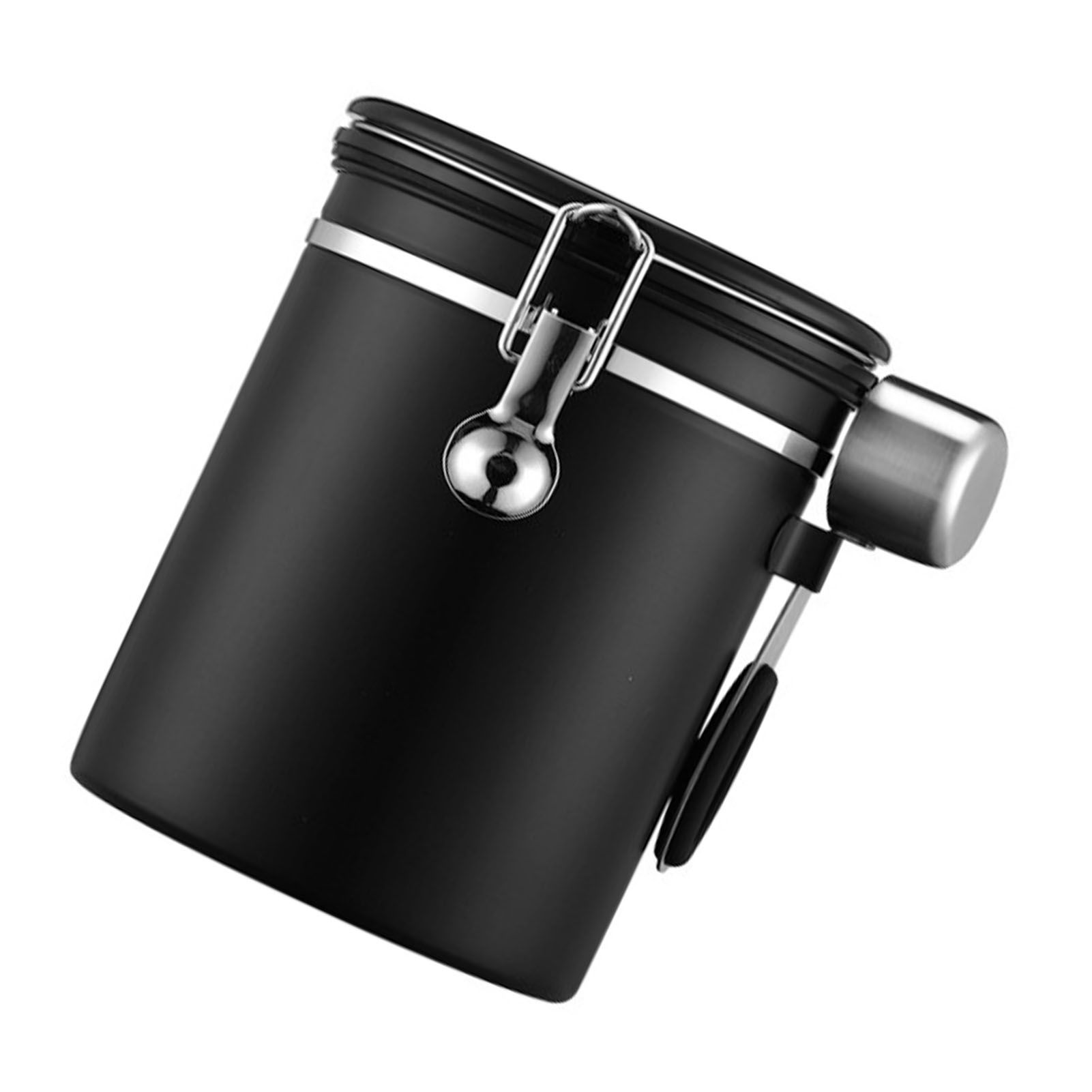 304 Stainless Steel Coffee Bean Canister Rust Resistance Kitchen Food Storage view 4