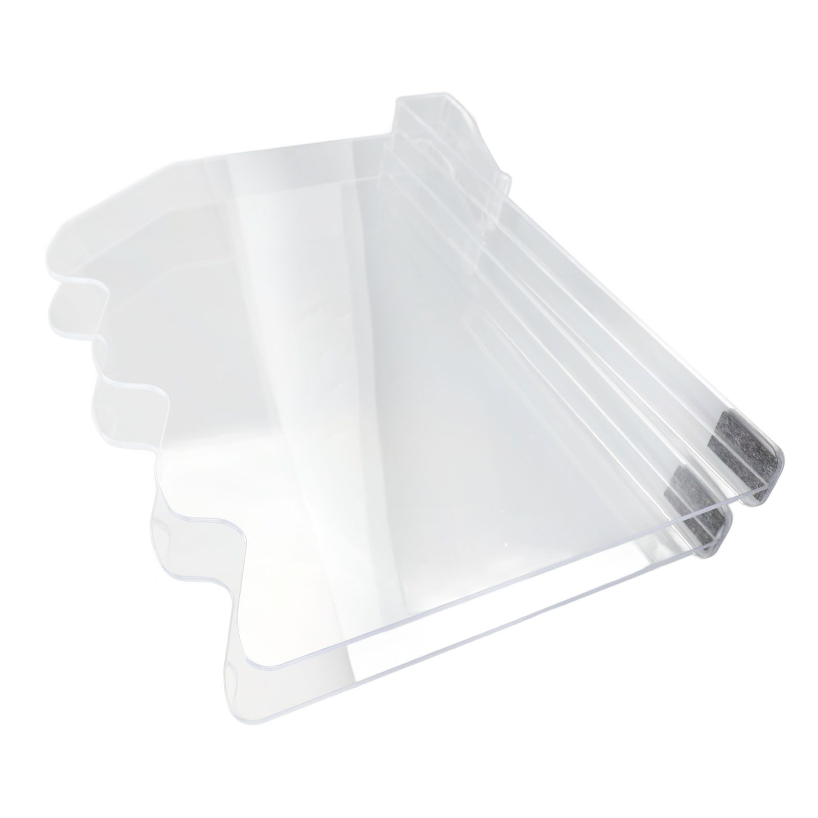 2Pcs Shelf Dividers for Closet Organization Plastic Clear Shelf Cabinet