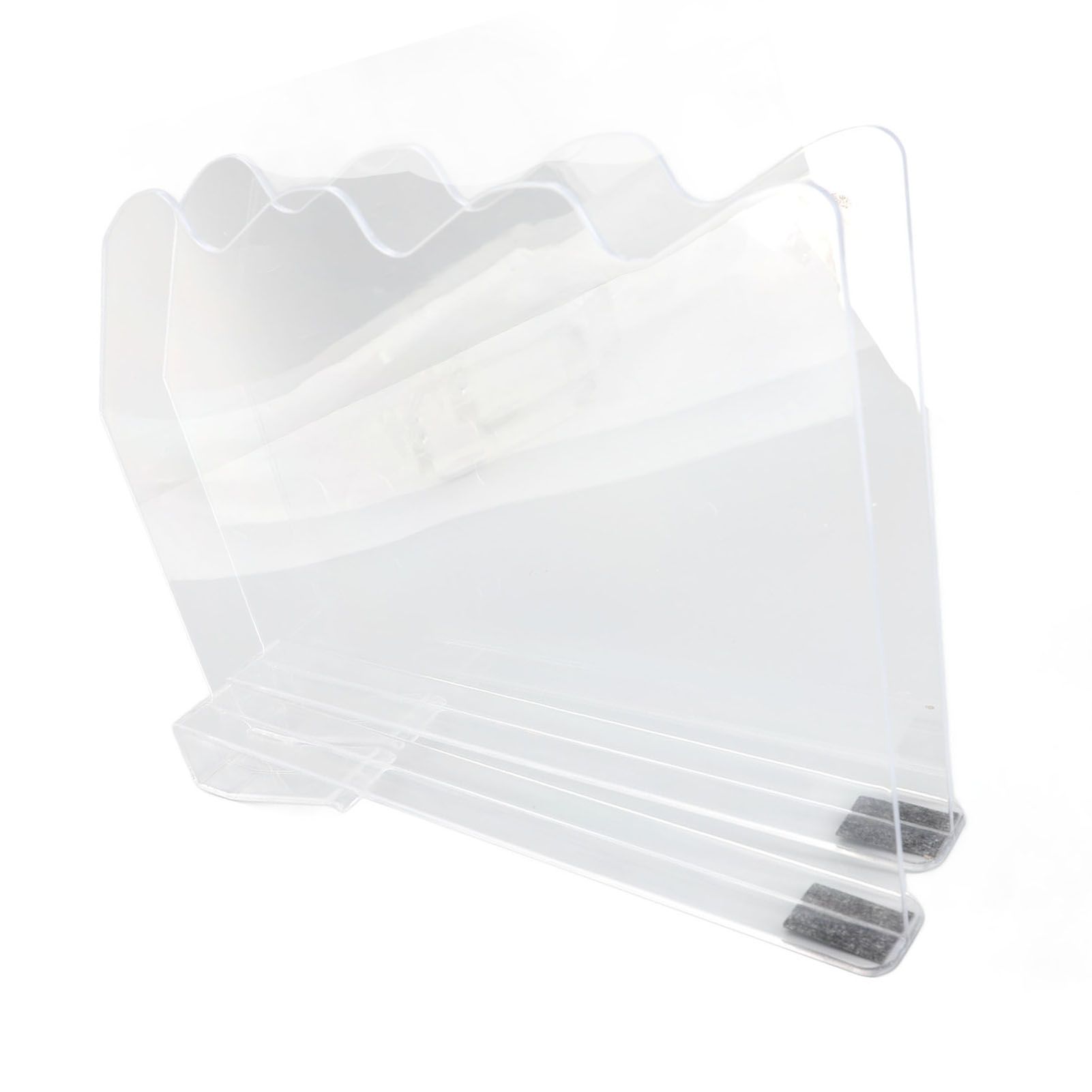 2Pcs Shelf Dividers for Closet Organization Plastic Clear Shelf Cabinet view 6