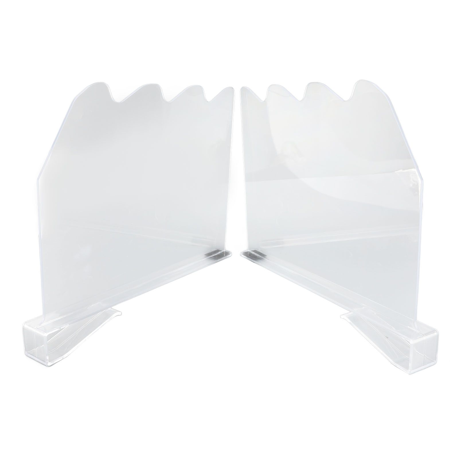 2Pcs Shelf Dividers for Closet Organization Plastic Clear Shelf Cabinet view 10