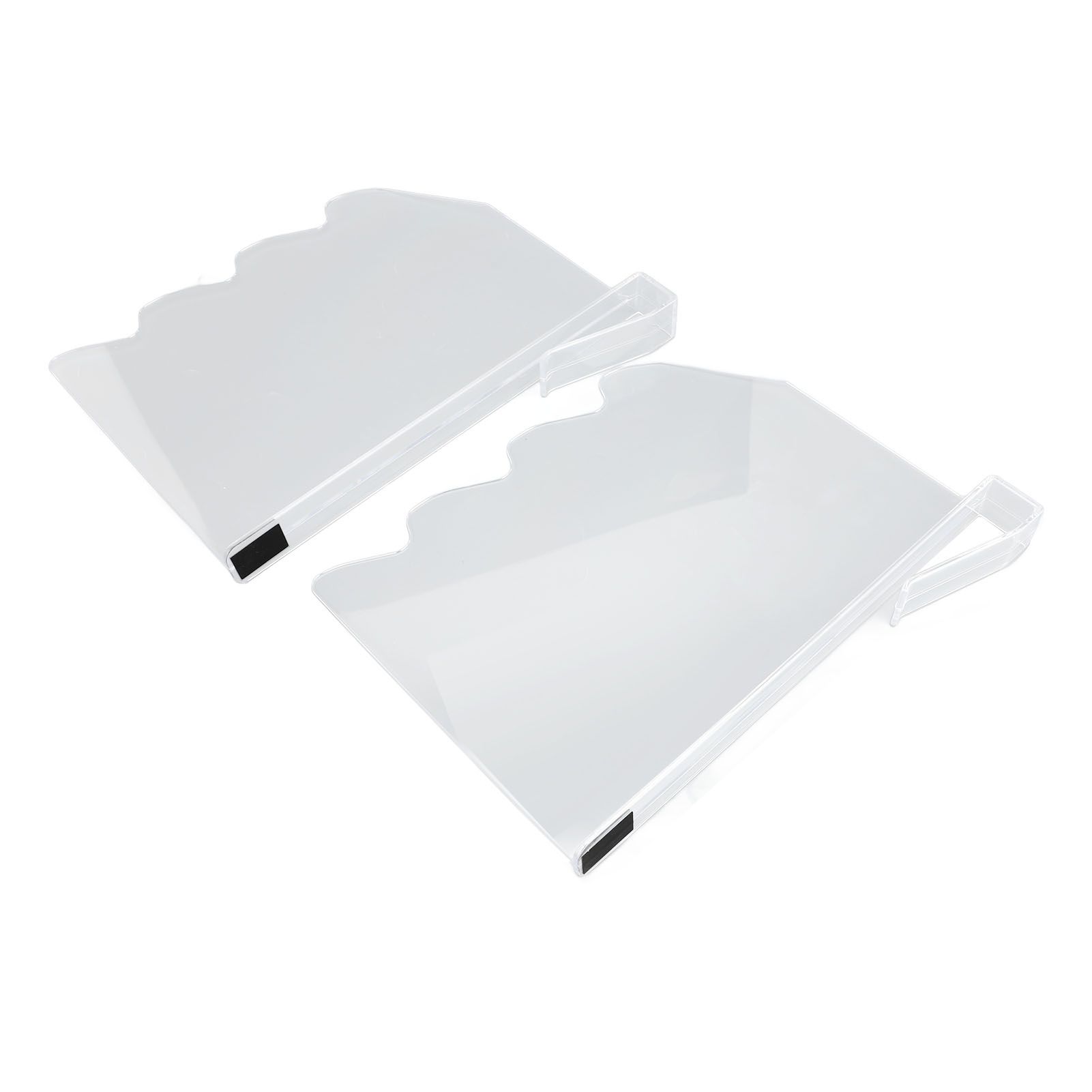 2Pcs Shelf Dividers for Closet Organization Plastic Clear Shelf Cabinet view 12