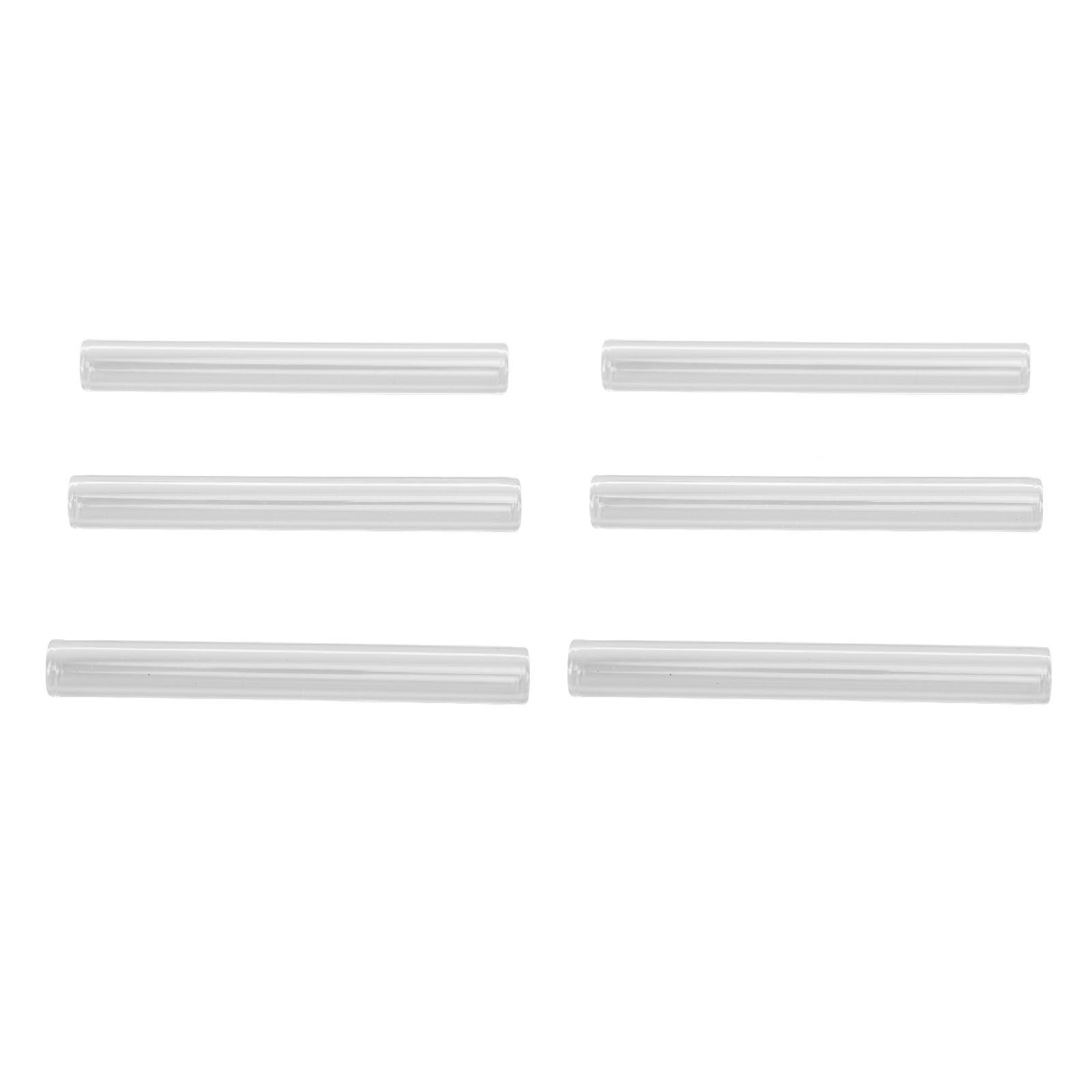 6pcs Clear Borosilicate Glass Tube 8mm ID 12mm OD 2mm Thick Glass Blowing view 4