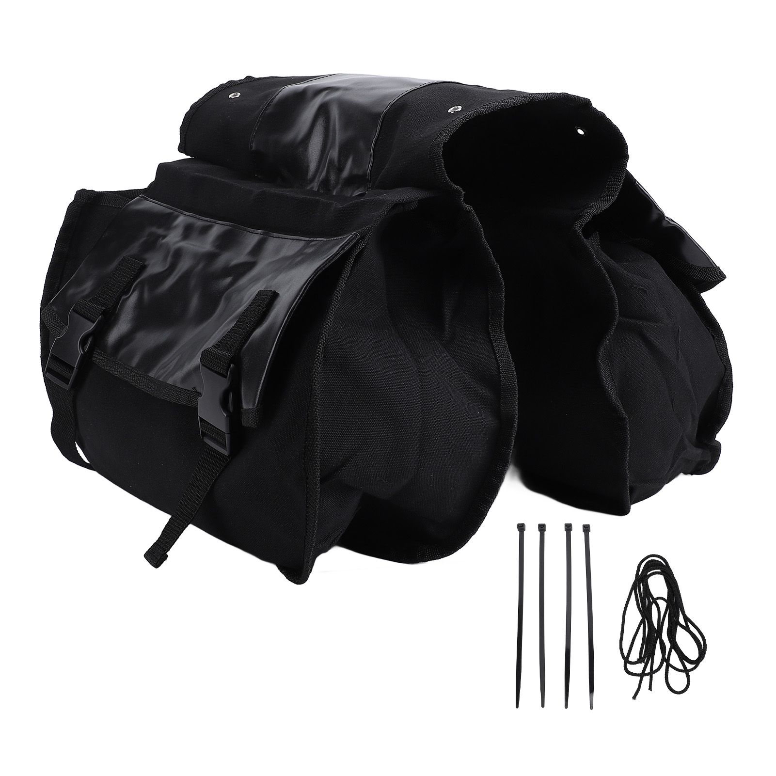 Large Capacity Bike Saddle Bag Bike Rear Rack Bag Foldable Bike Commuting Bag view 3