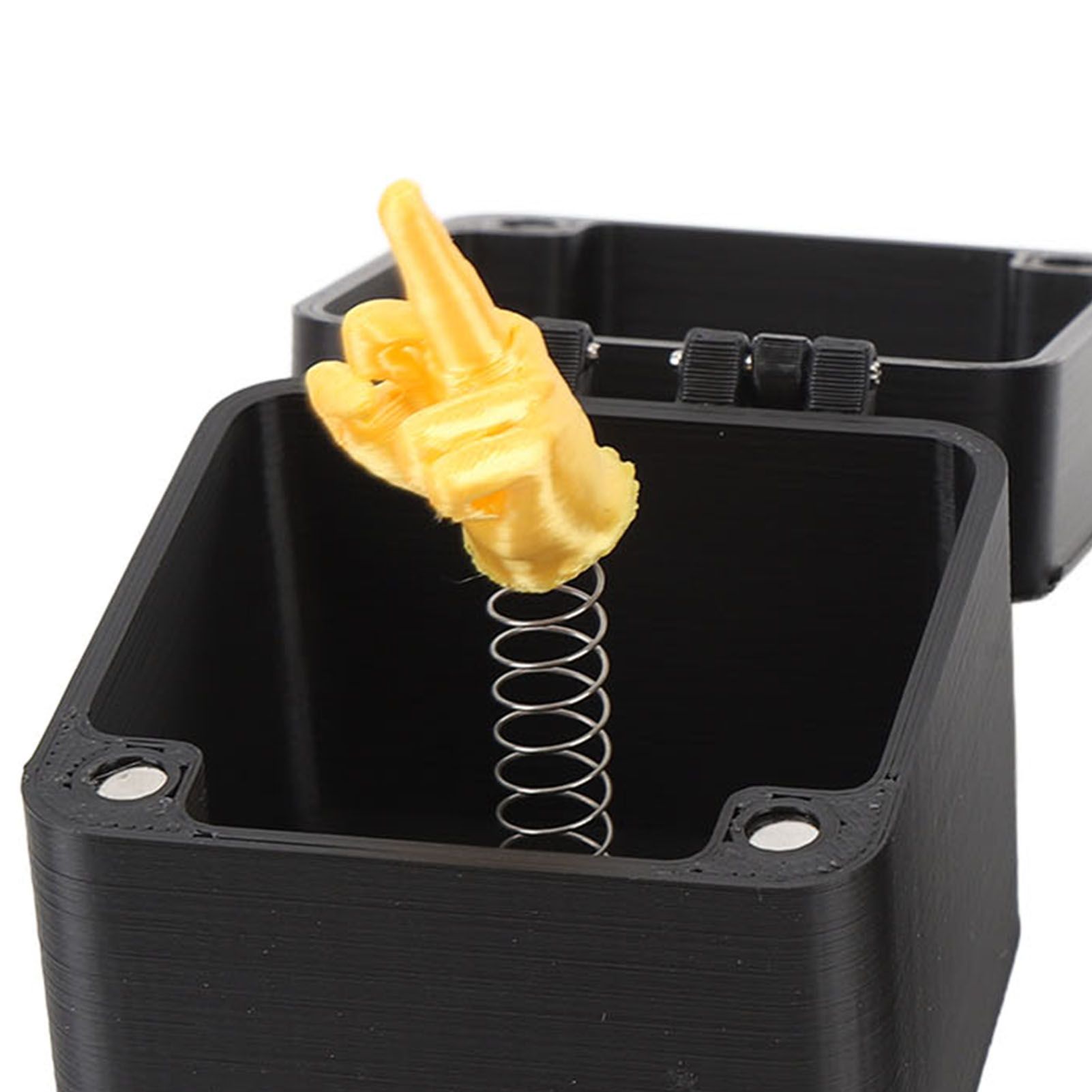 2 Pcs Middle Finger in A Box Novelty Spoof Pop Up Fun Prank Toy Home Desk view 7