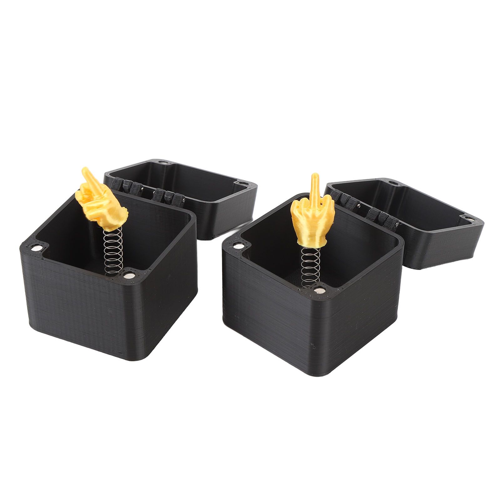 2 Pcs Middle Finger in A Box Novelty Spoof Pop Up Fun Prank Toy Home Desk view 8