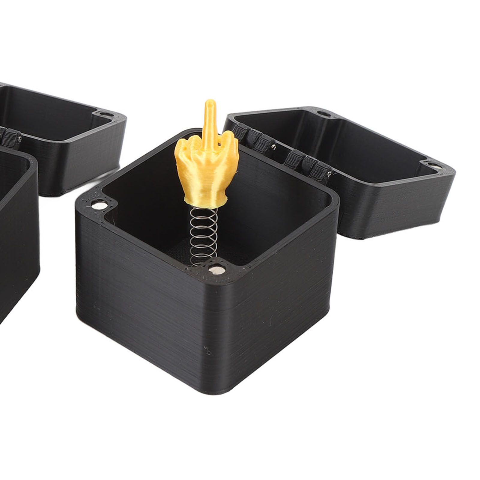 2 Pcs Middle Finger in A Box Novelty Spoof Pop Up Fun Prank Toy Home Desk view 9