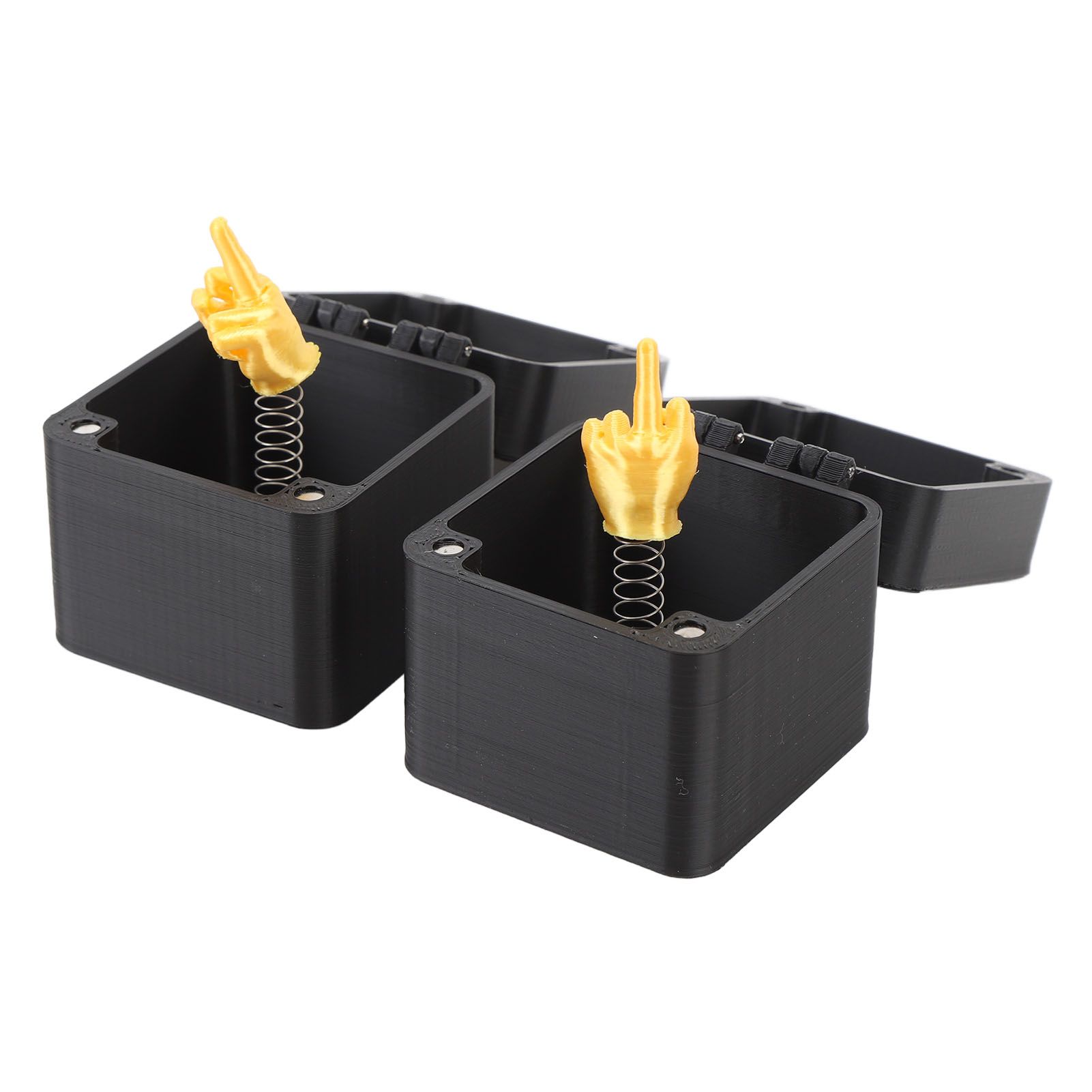 2 Pcs Middle Finger in A Box Novelty Spoof Pop Up Fun Prank Toy Home Desk view 12