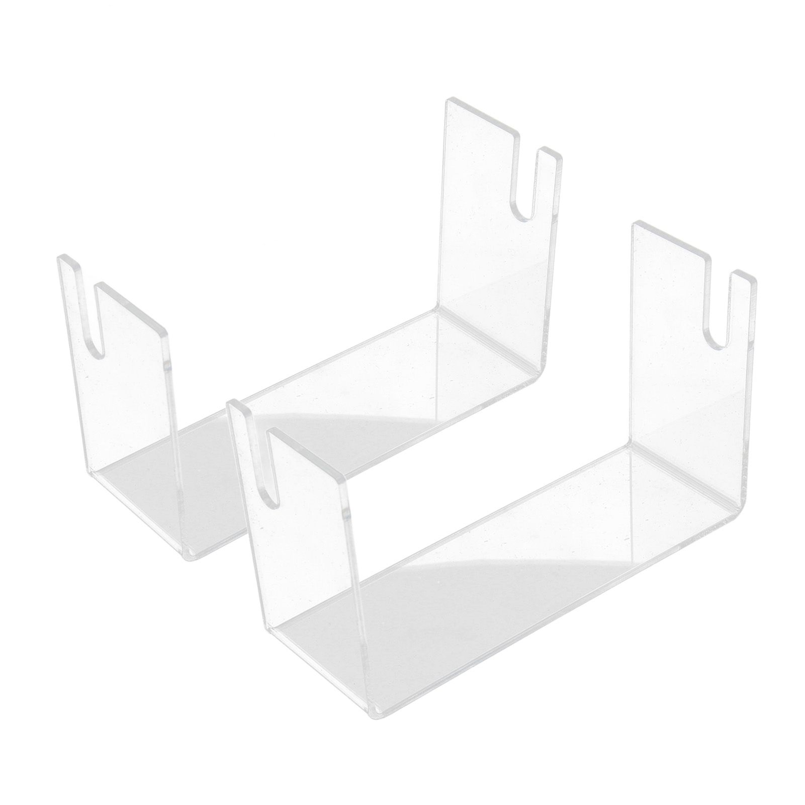 Acrylic Hand Fan Display Stand Water Resistant Easy to Clean Clear Fan Display
