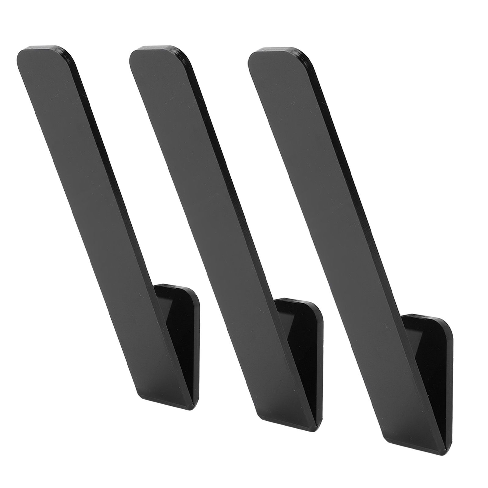 3 Pcs Hat Hooks for Baseball Caps Transparent Acrylic V Shape Adhesive Hanger view 12
