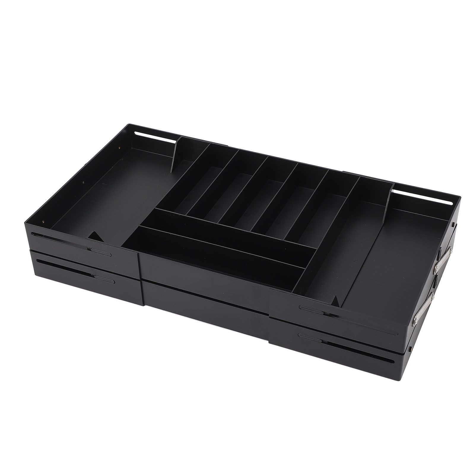 Drawer Foldable Organizer Tray Multifunctional Space Saving Multi Level view 6