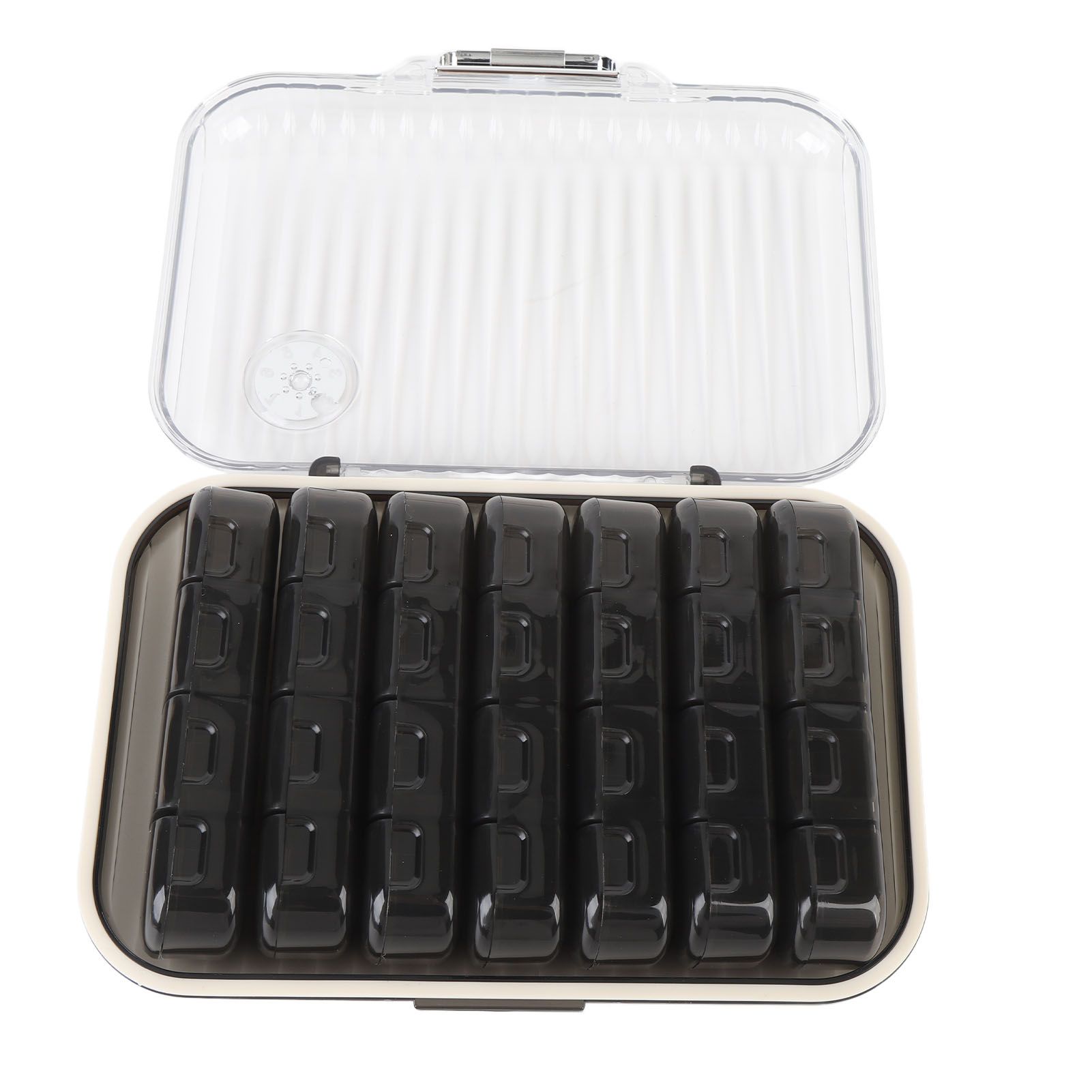 Weekly Medication Organizer 7 Day Medication Box Portable Travel Container for view 9