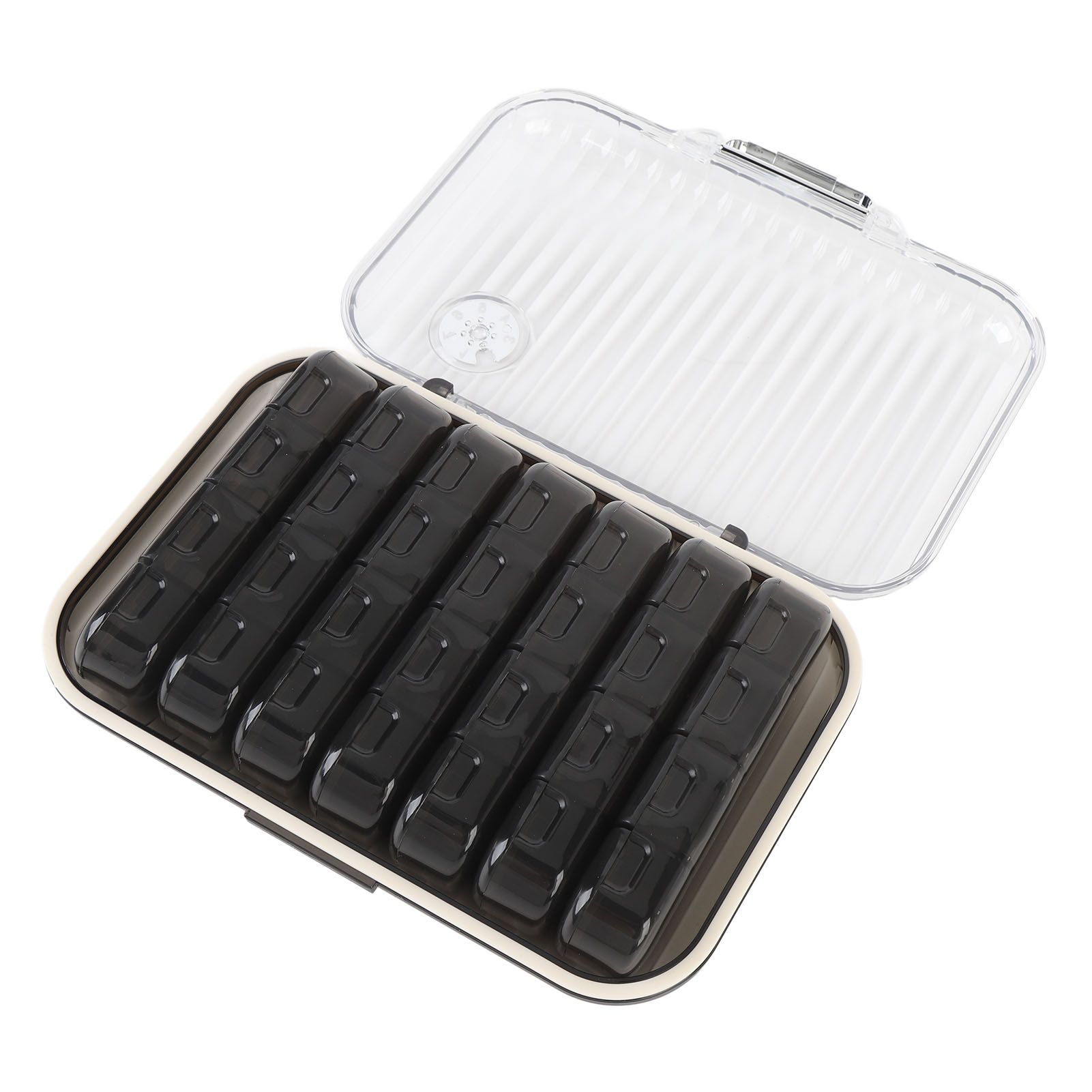 Weekly Medication Organizer 7 Day Medication Box Portable Travel Container for view 12