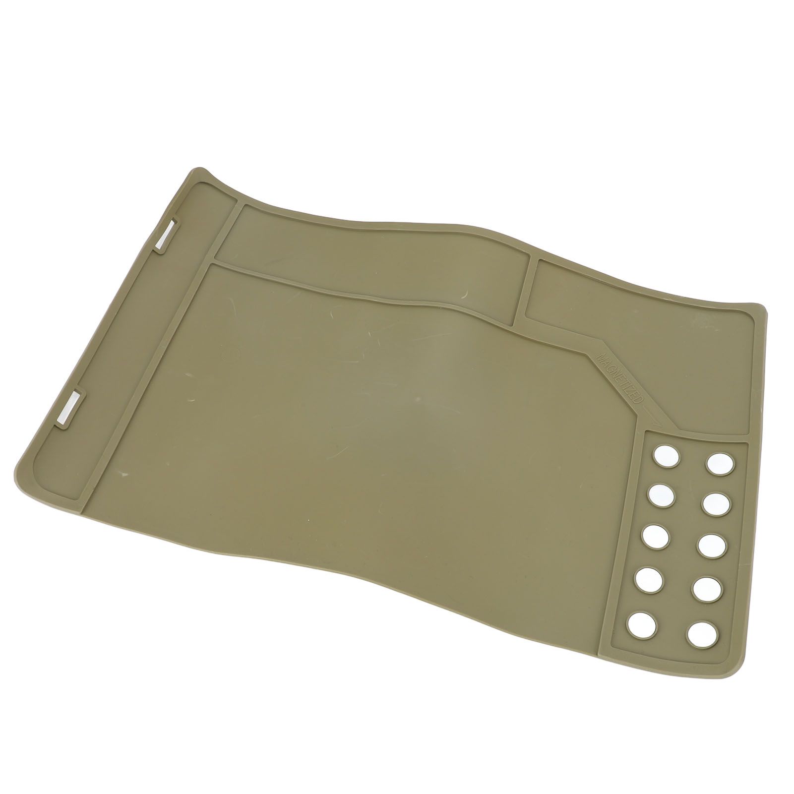 Anti Slip Cleaning Mat With Magnetic Dots Oil Proof Maintenance Workbench Mat