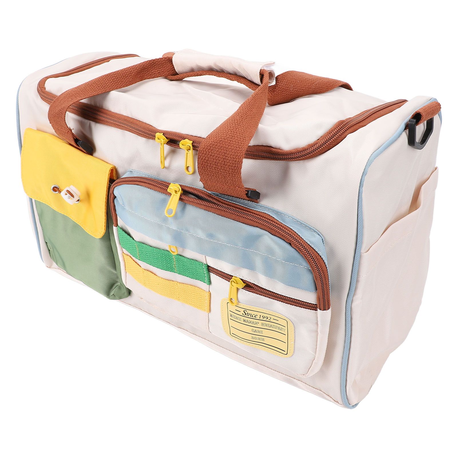 Travel Bag Large Capacity Adjustable Shoulder Strap Stylish Portable Duffle view 9