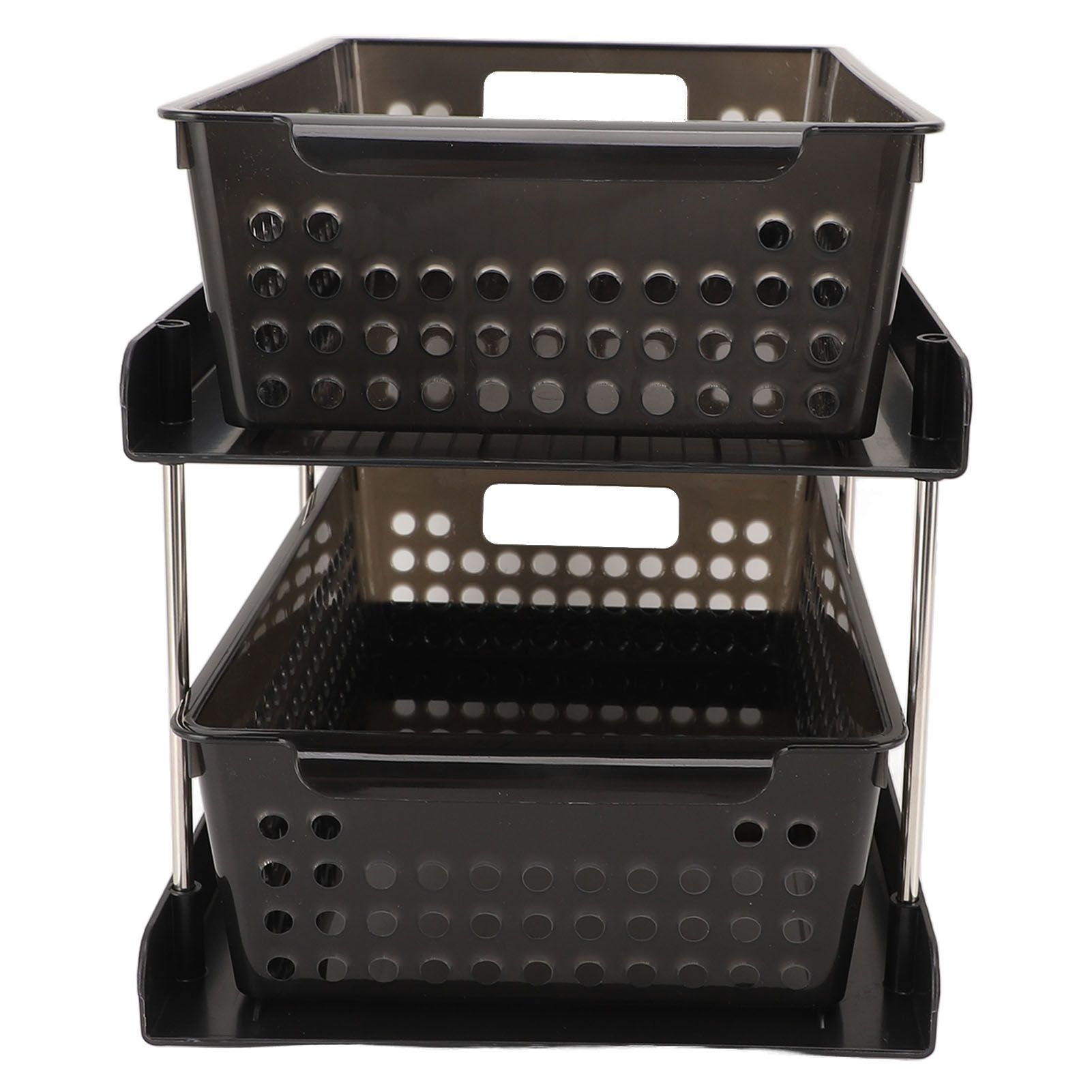 2 Tier Organizer Multipurpose Storage Baskets Bathroom Storage Organizer view 11