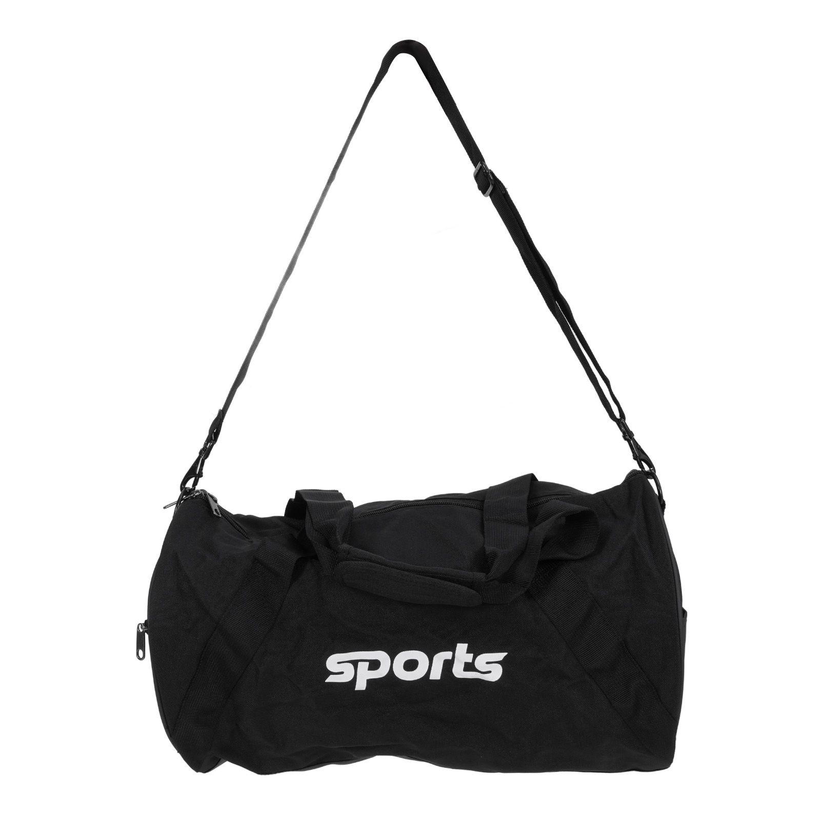 Sports Gym Bag Black Color Cylinder Shape Rain Proof Multifunctional Travel view 11