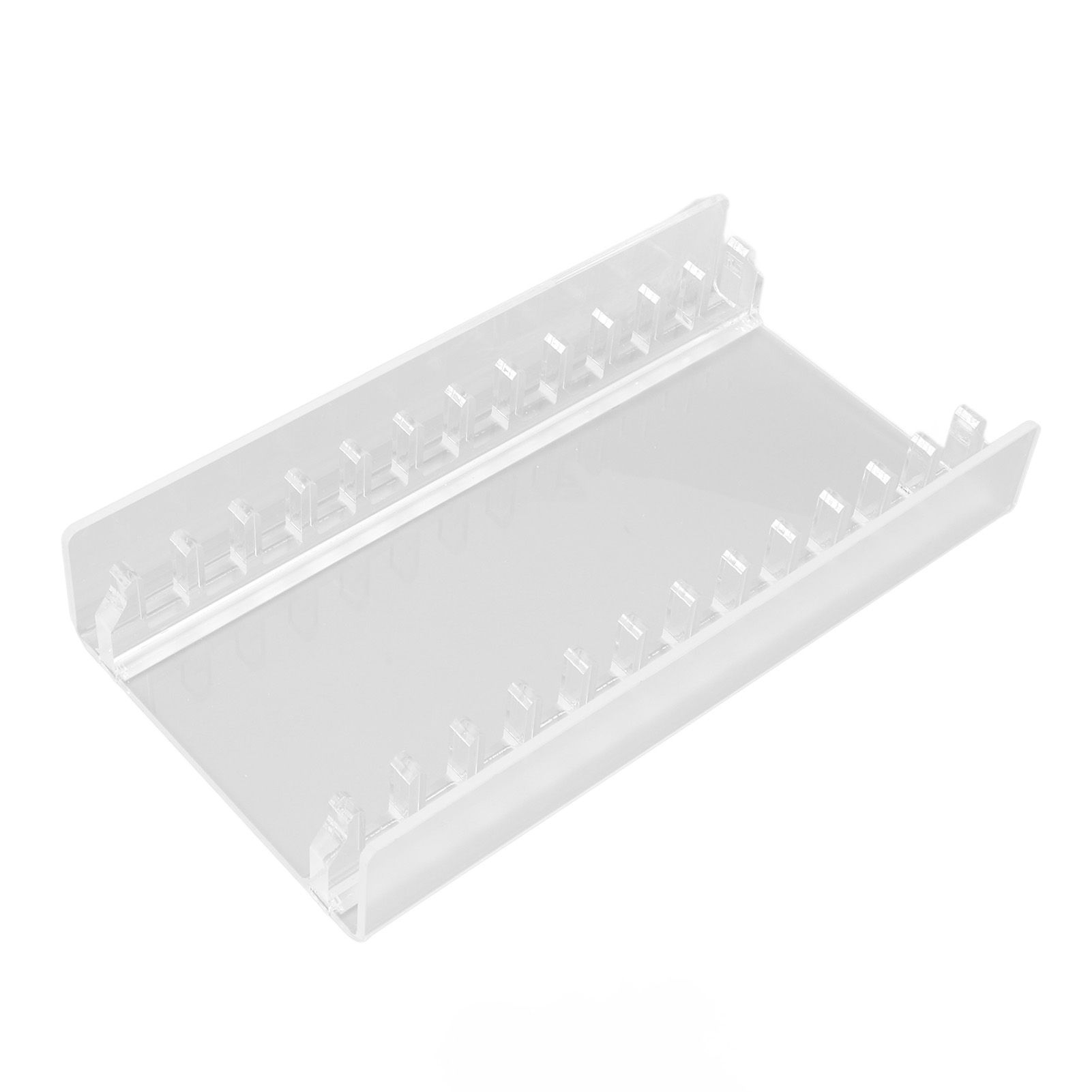 Game Storage Organizer Transparent Acrylic Non Slip Base Game Disk Display