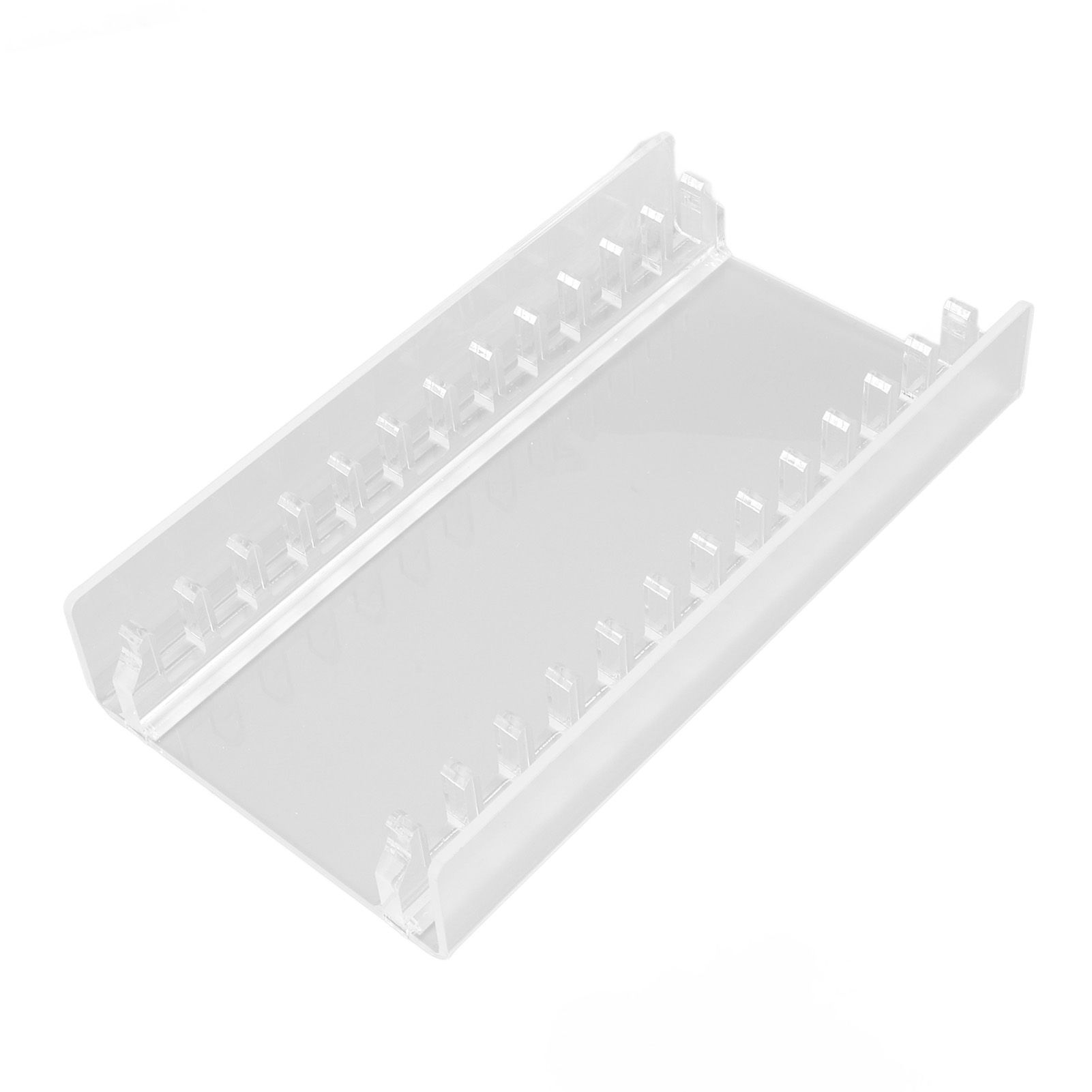 Game Storage Organizer Transparent Acrylic Non Slip Base Game Disk Display view 3