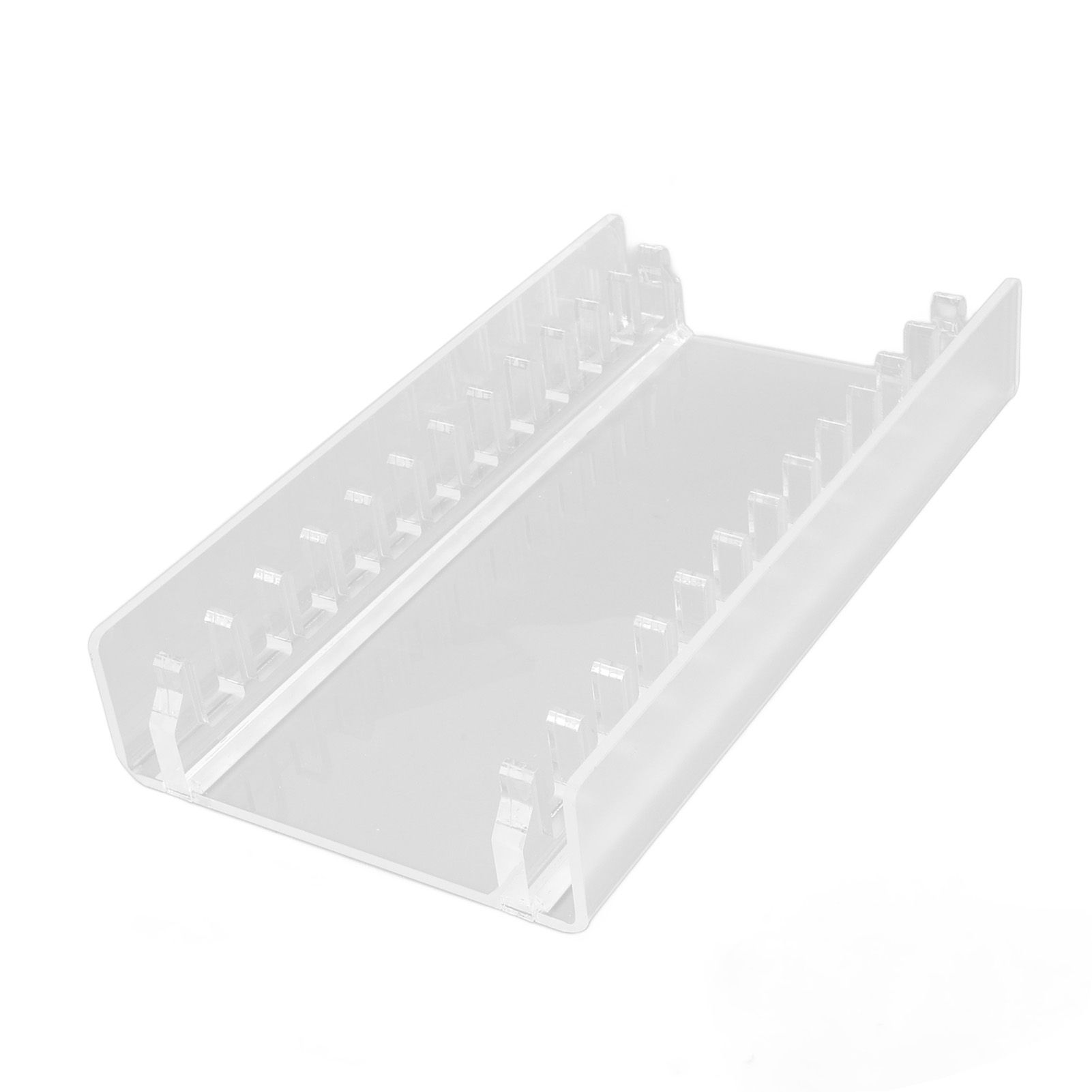 Game Storage Organizer Transparent Acrylic Non Slip Base Game Disk Display view 6