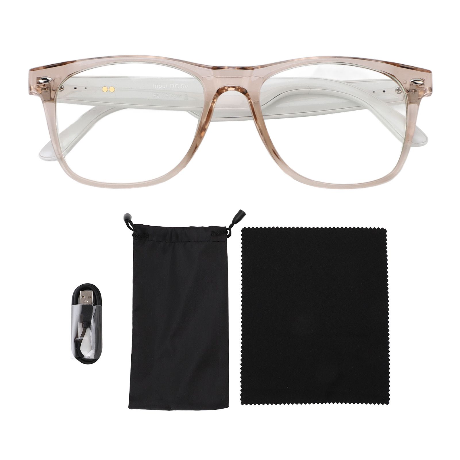 AI Translation Glasses PC Bluetooth Real Time IP65 Rain Proof Smart Translator view 3